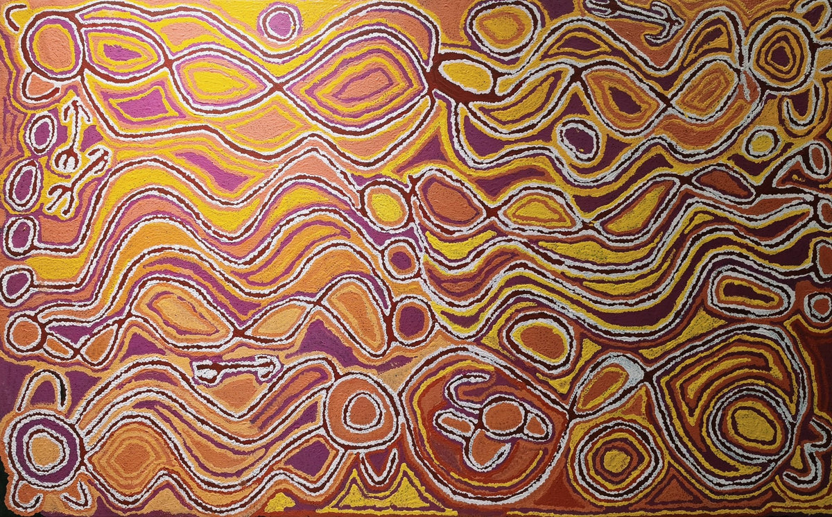 Judy Watson Napangardi, Mina Mina, 2010