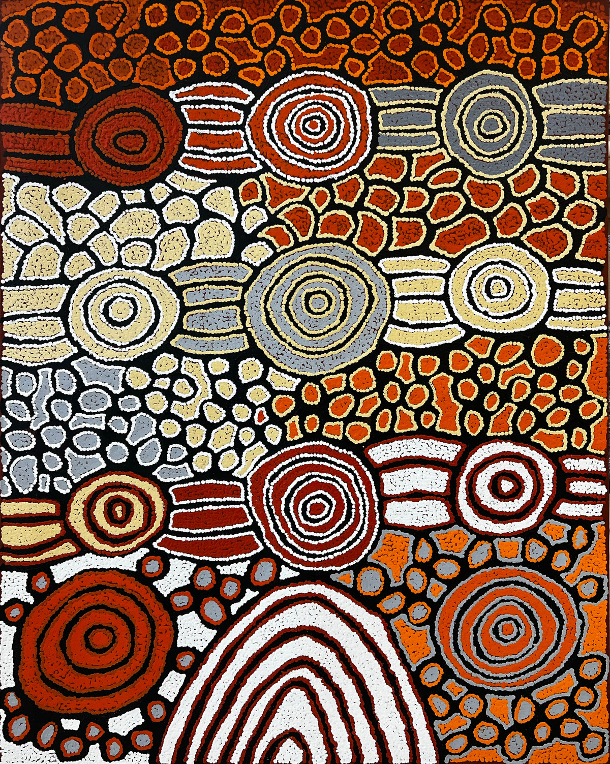 Katherine and Debra Nakamarra, My Mothers Country, 2018