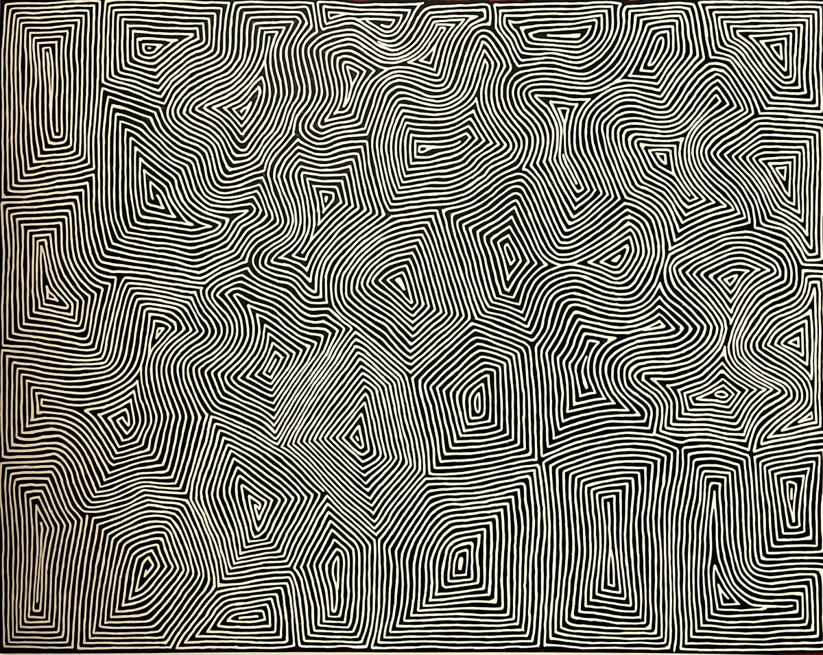 George Hairbrush Tjungurrayi, Tingari, 2019