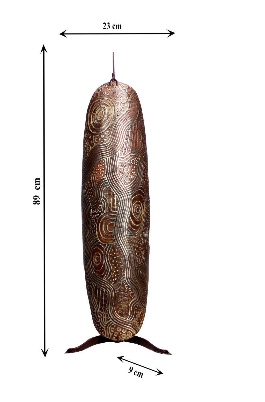 'My country' Coolamon | 89x23x9cm