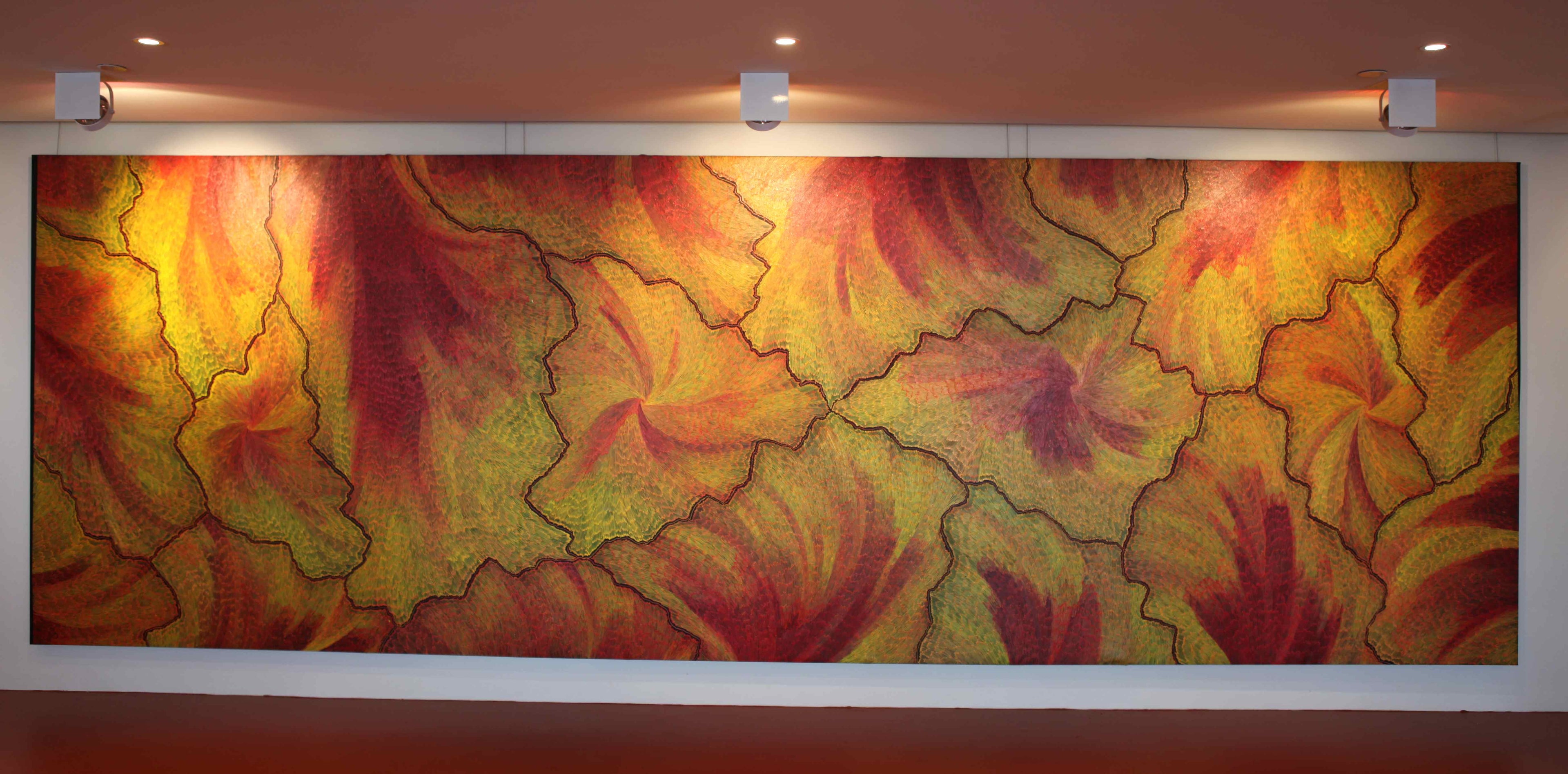 Sarrita King | 'Lightning, 2010' | 200x580cm