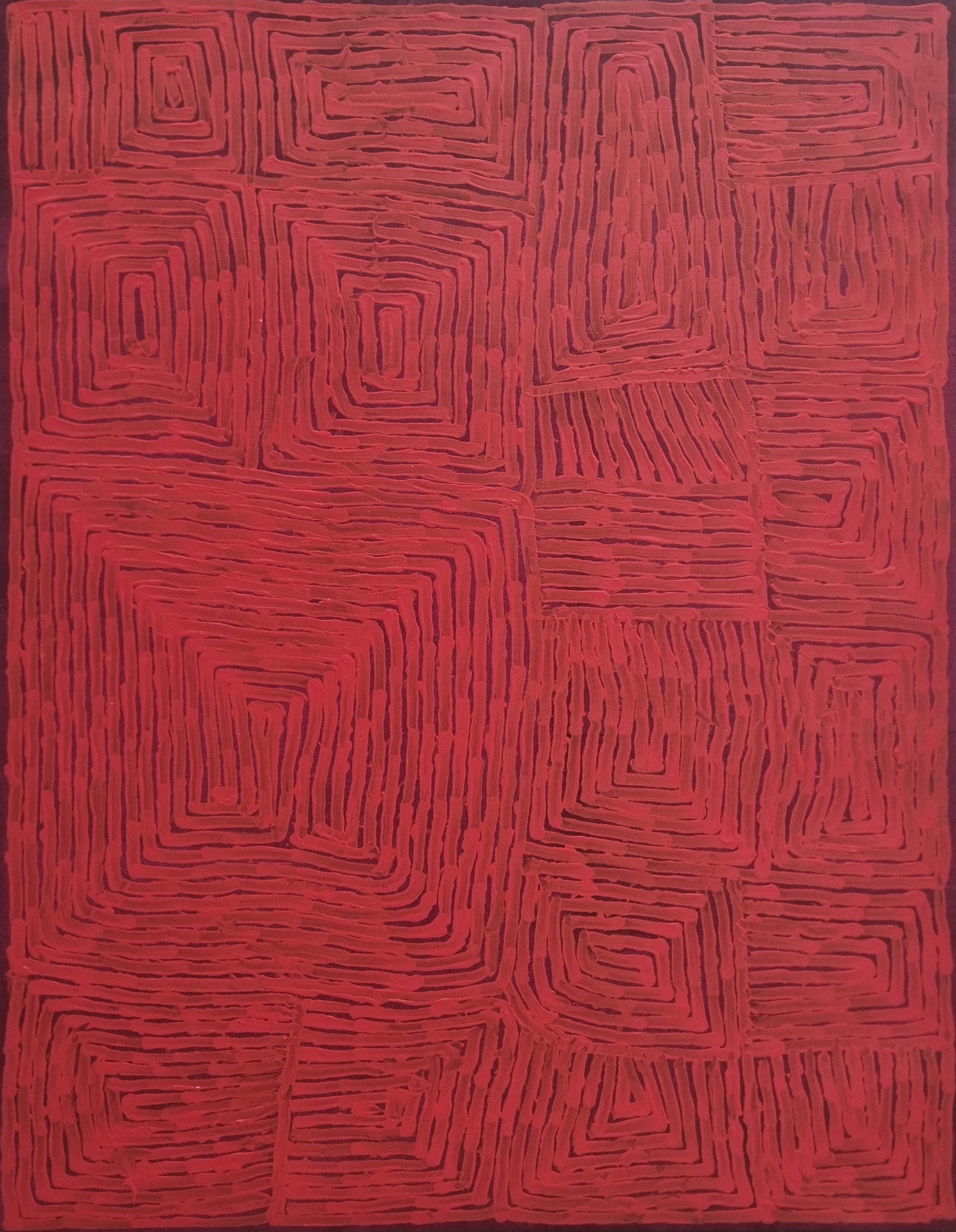George Hairbrush Tjungurrayi | 'Tingari, 2006' | 102x71cm-thumbmail-1