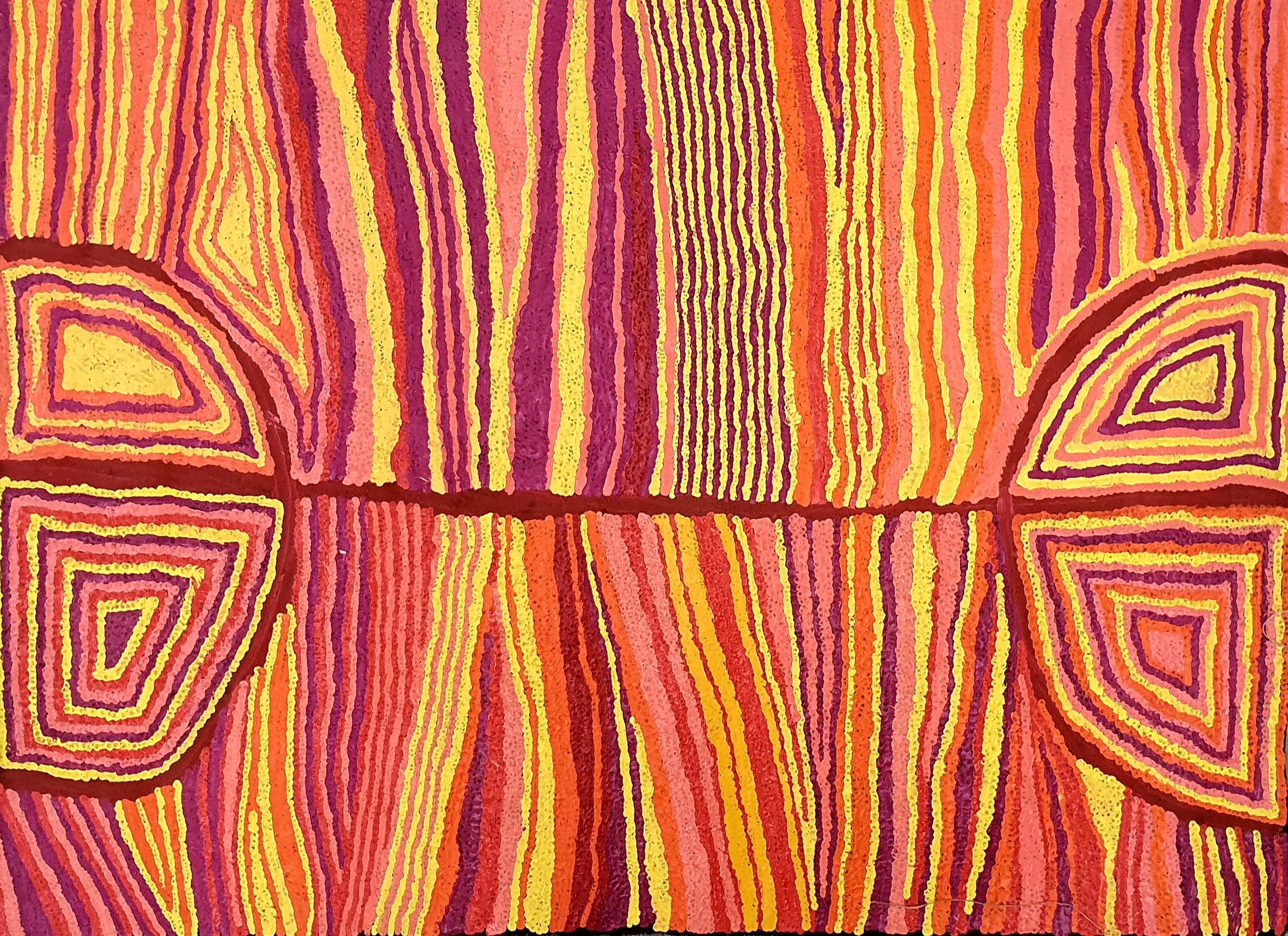 Judy Napangardi Watson | 'Mina Mina Dreaming, 2017' | 90x120cm