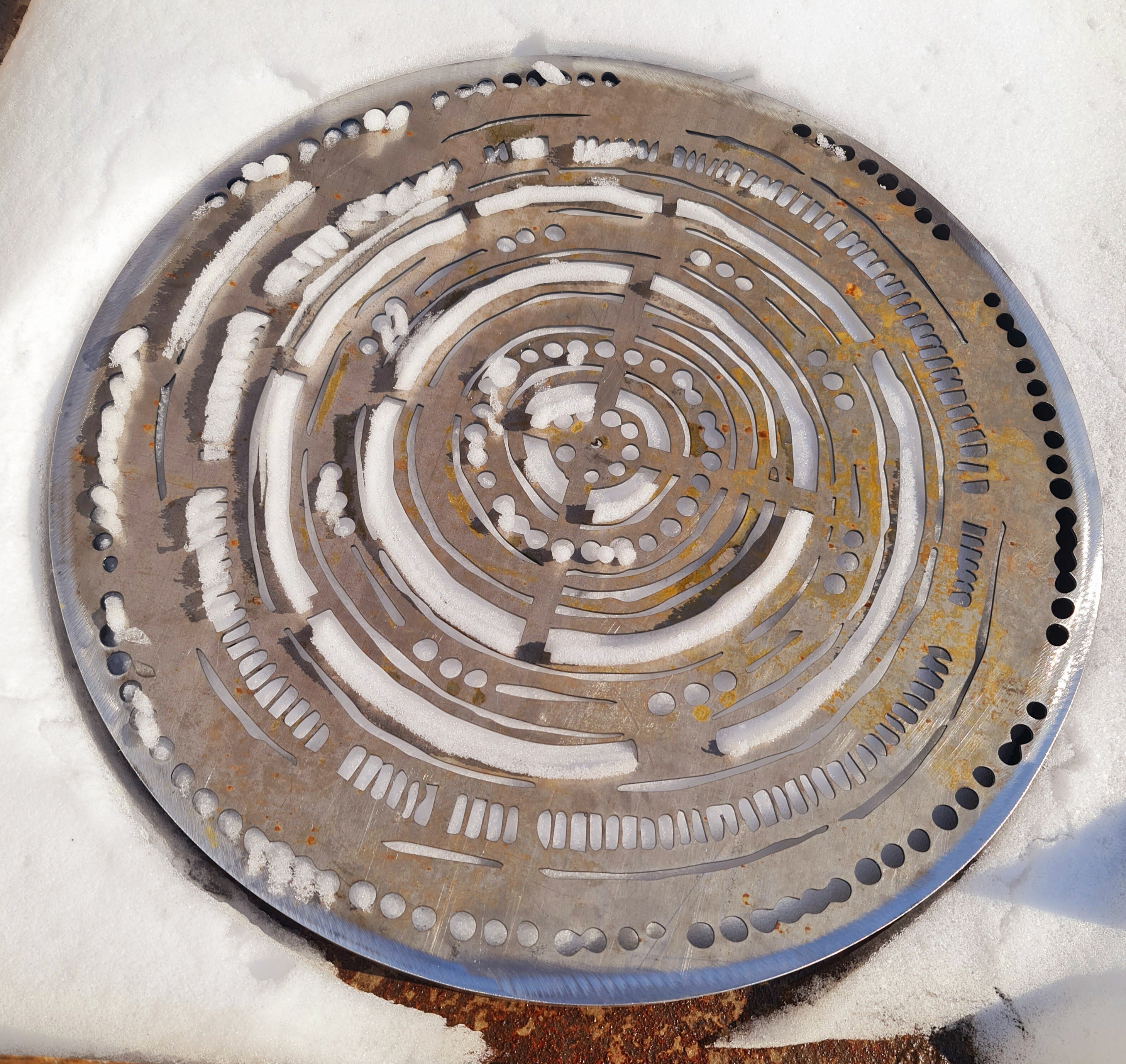 'Language of the Earth' Light | 60x60x5cm