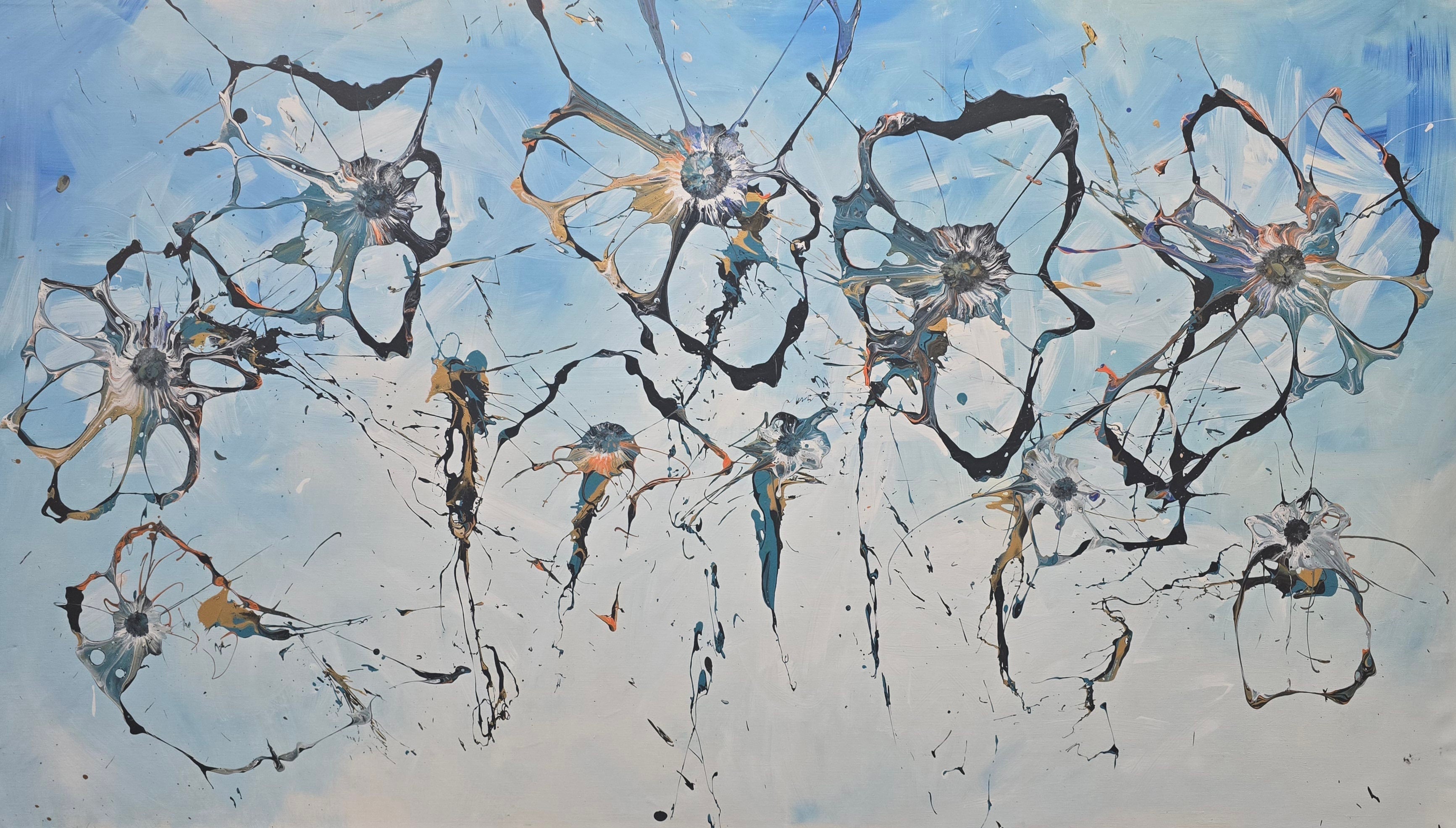 Rowdy Warren | 'Wild Flowers, 2023' | 120x210cm