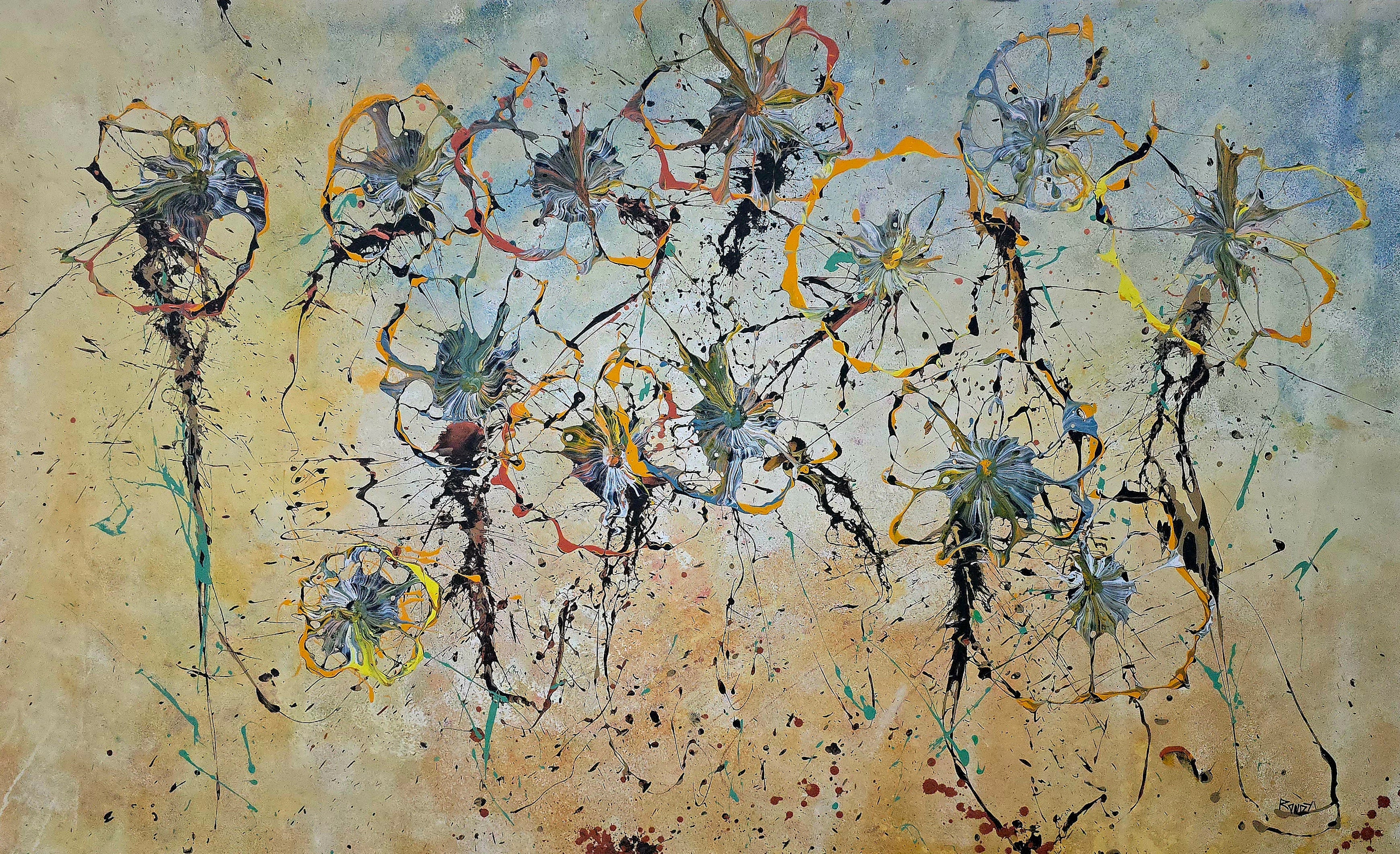 Rowdy Warren | 'Wildflowers, 2024' | 180x300cm