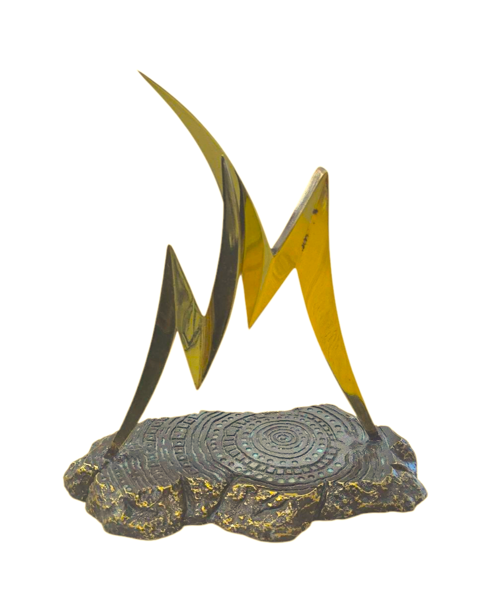 'Fire & Lightning' | 28x28x12cm