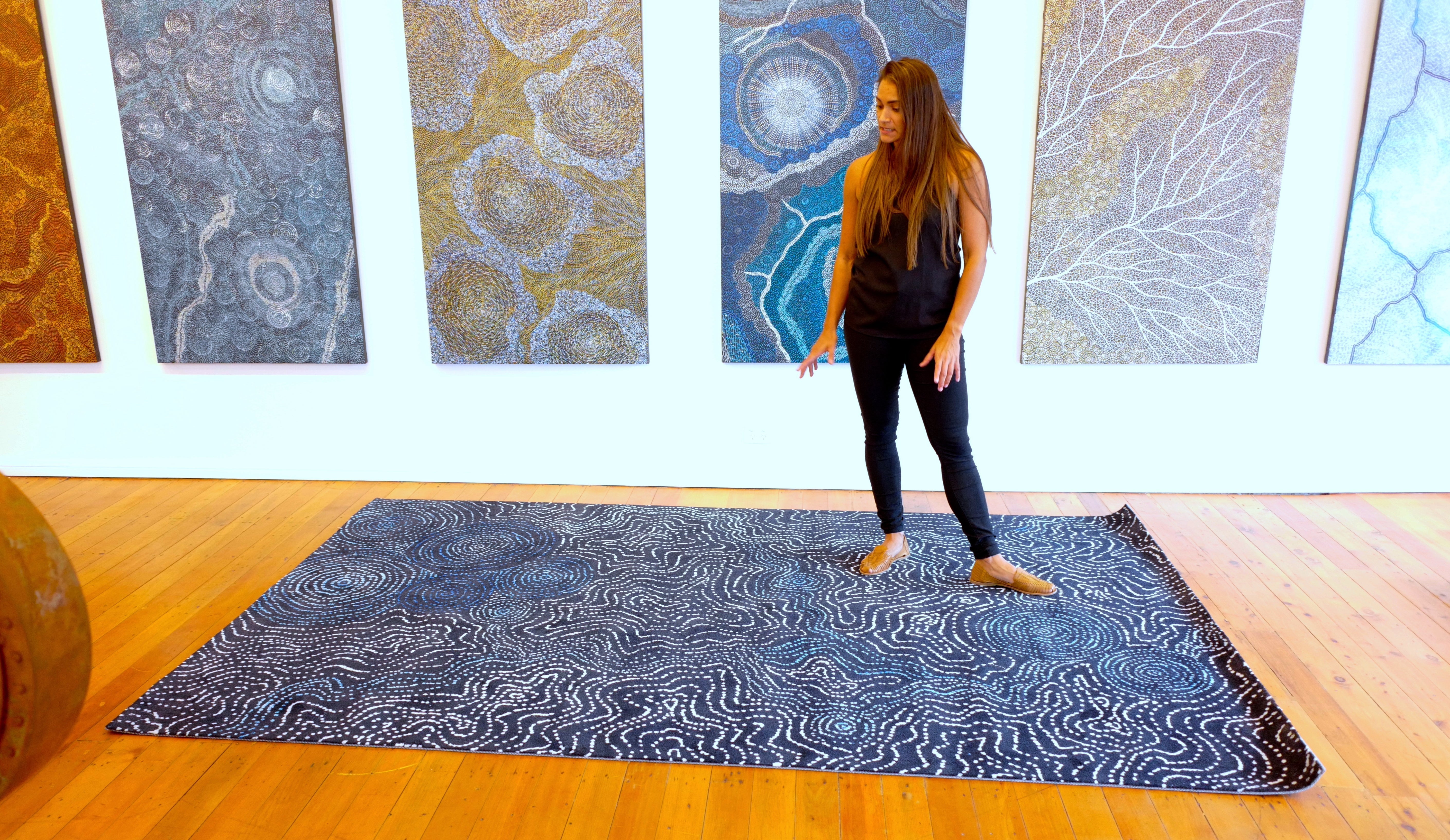 Rug | Printed | 'Movement of the Earth II'-thumbmail-1