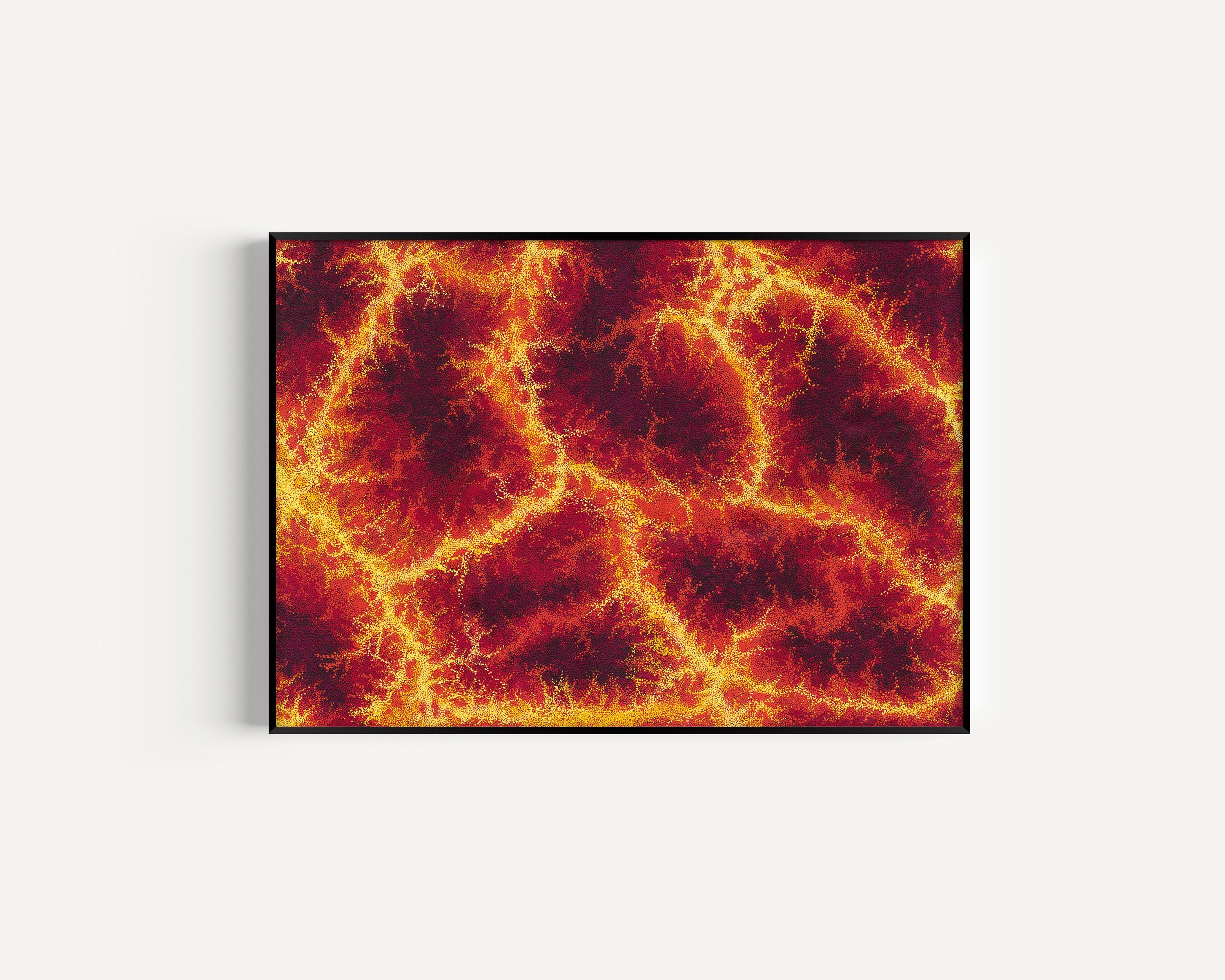 William King Jungala | 'Fire' | 2007 | Fine Art Print