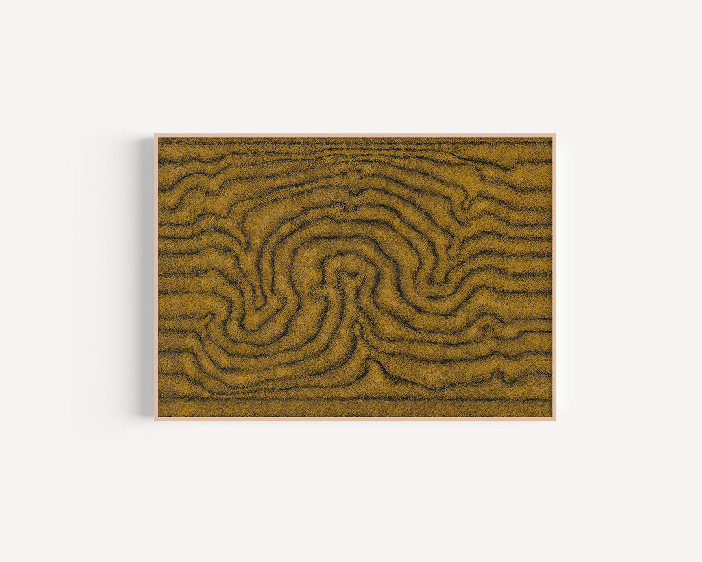 William King Jungala | 'Movement of the Earth' | 2005 | Fine Art Print