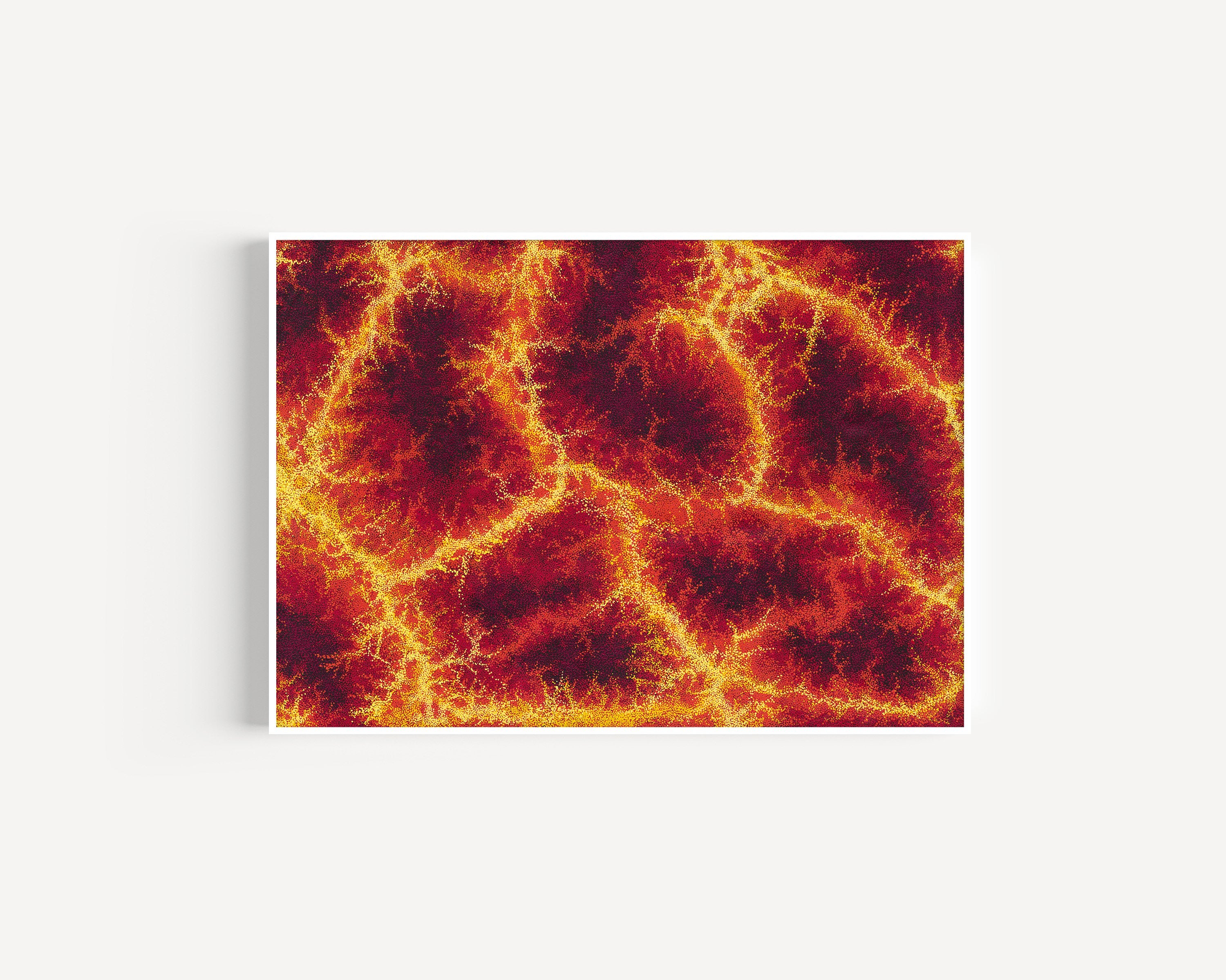 William King Jungala | 'Fire' | 2007 | Fine Art Print