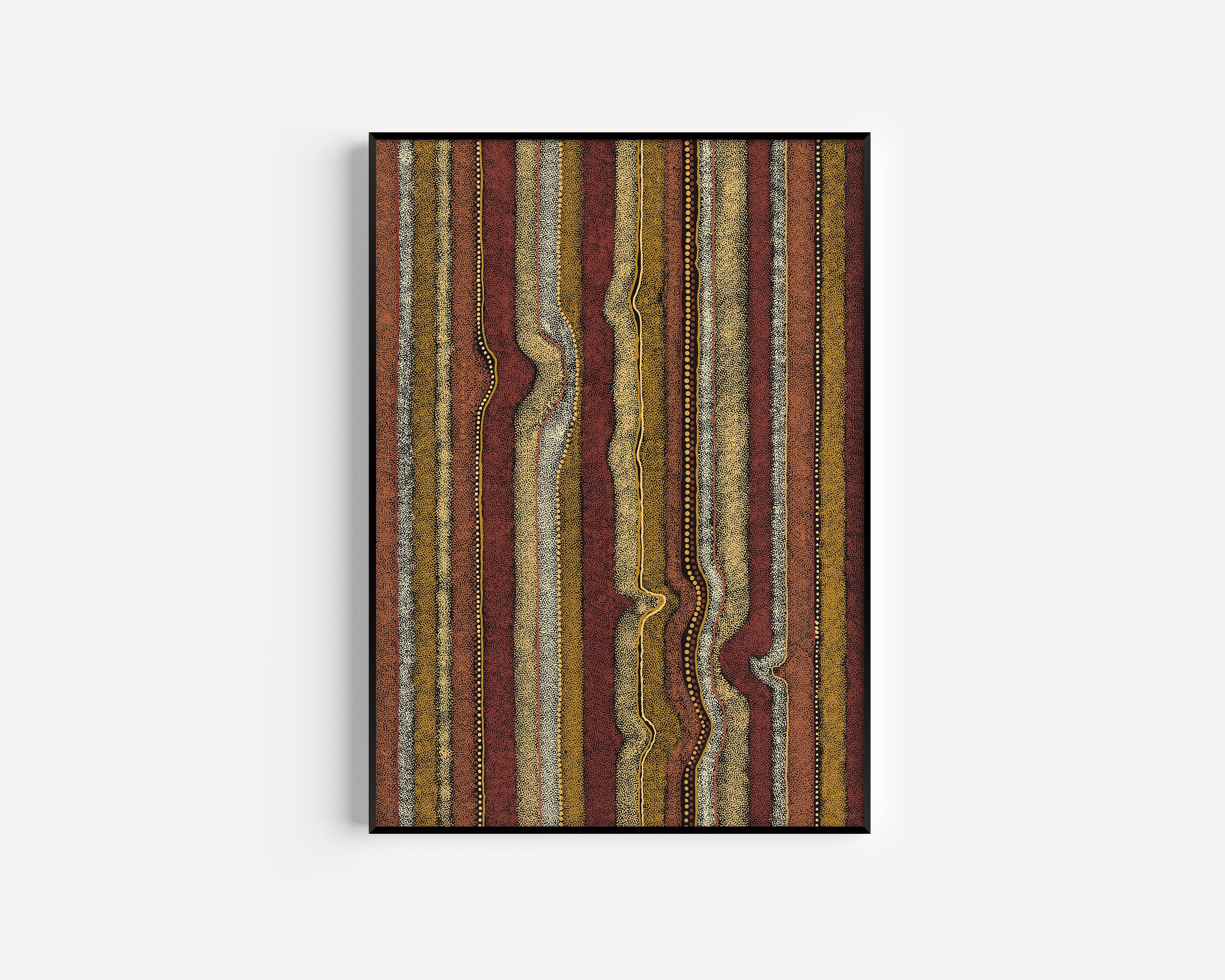 William King Jungala | 'Movement of the Earth' | 2005 | Fine Art Print