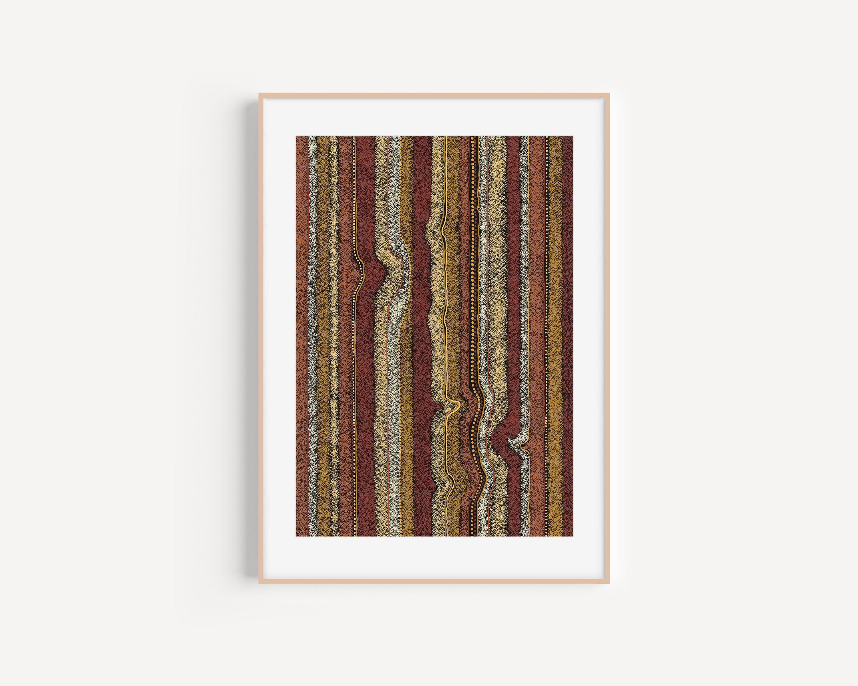 William King Jungala | 'Movement of the Earth' | 2005 | Fine Art Print-thumbmail-4