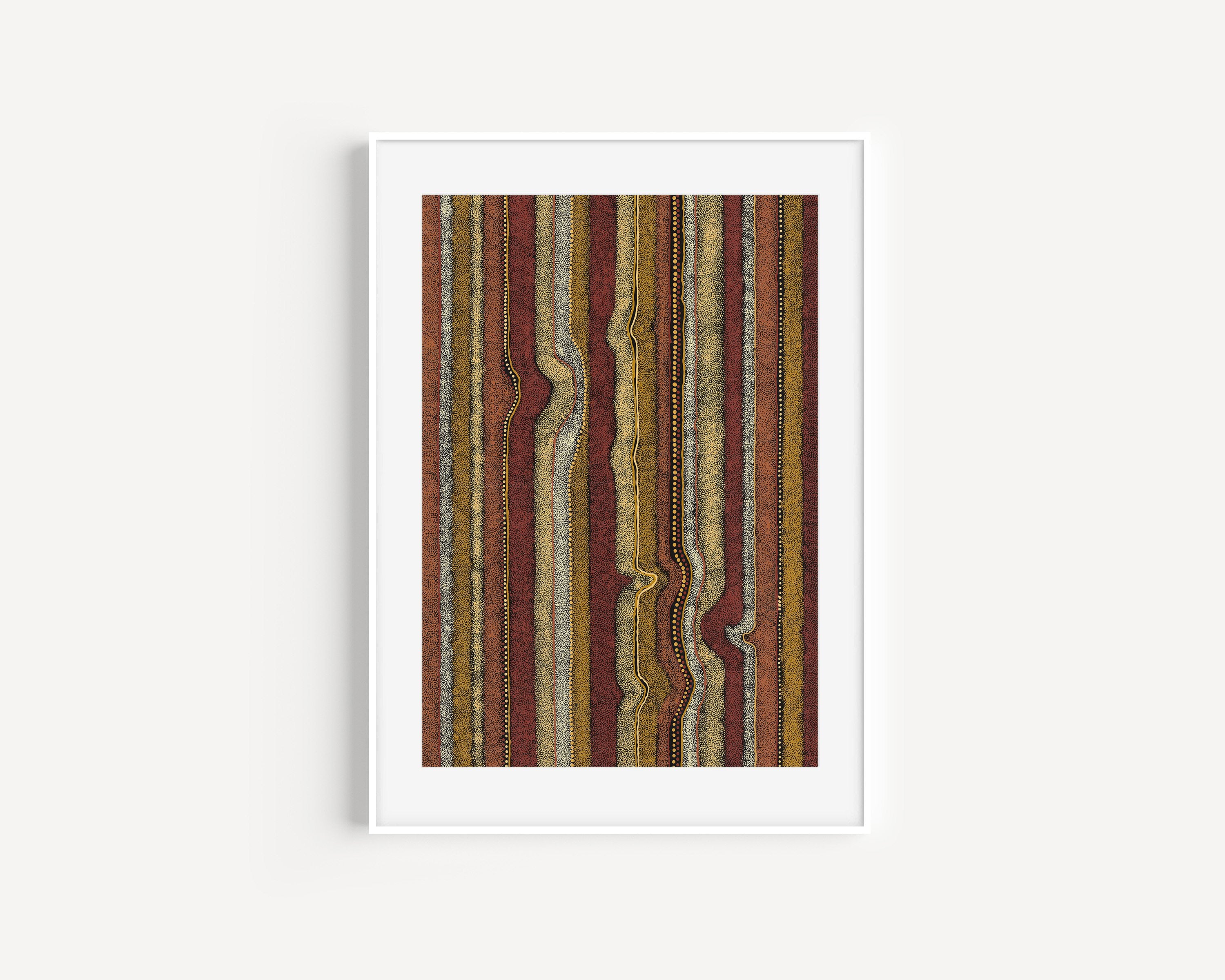 William King Jungala | 'Movement of the Earth' | 2005 | Fine Art Print-thumbmail-3