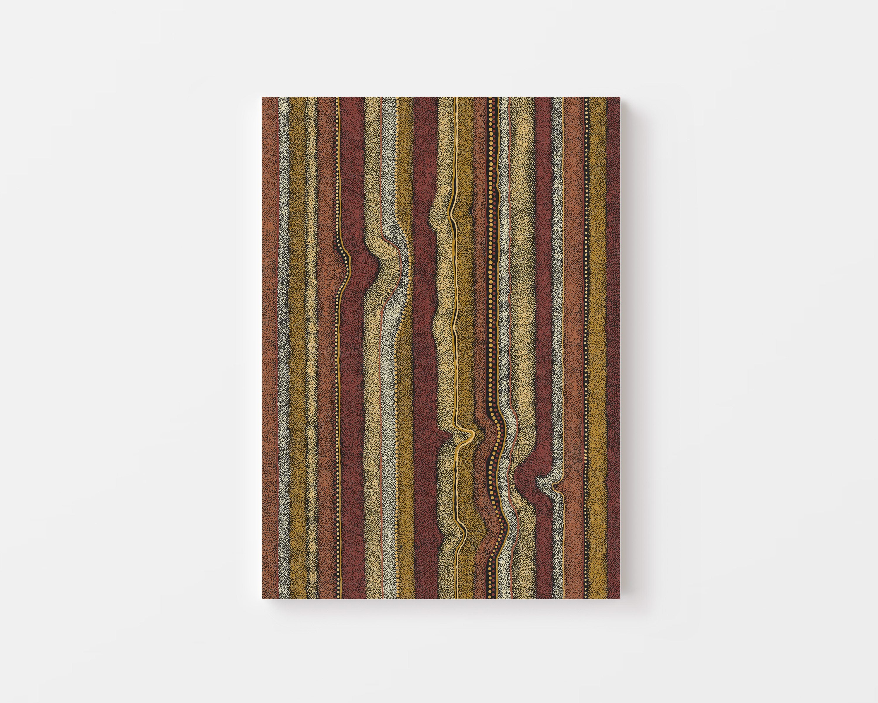 William King Jungala | 'Movement of the Earth' | 2005 | Fine Art Print