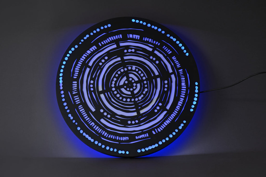 'Language of the Earth' Light | 60x60x5cm