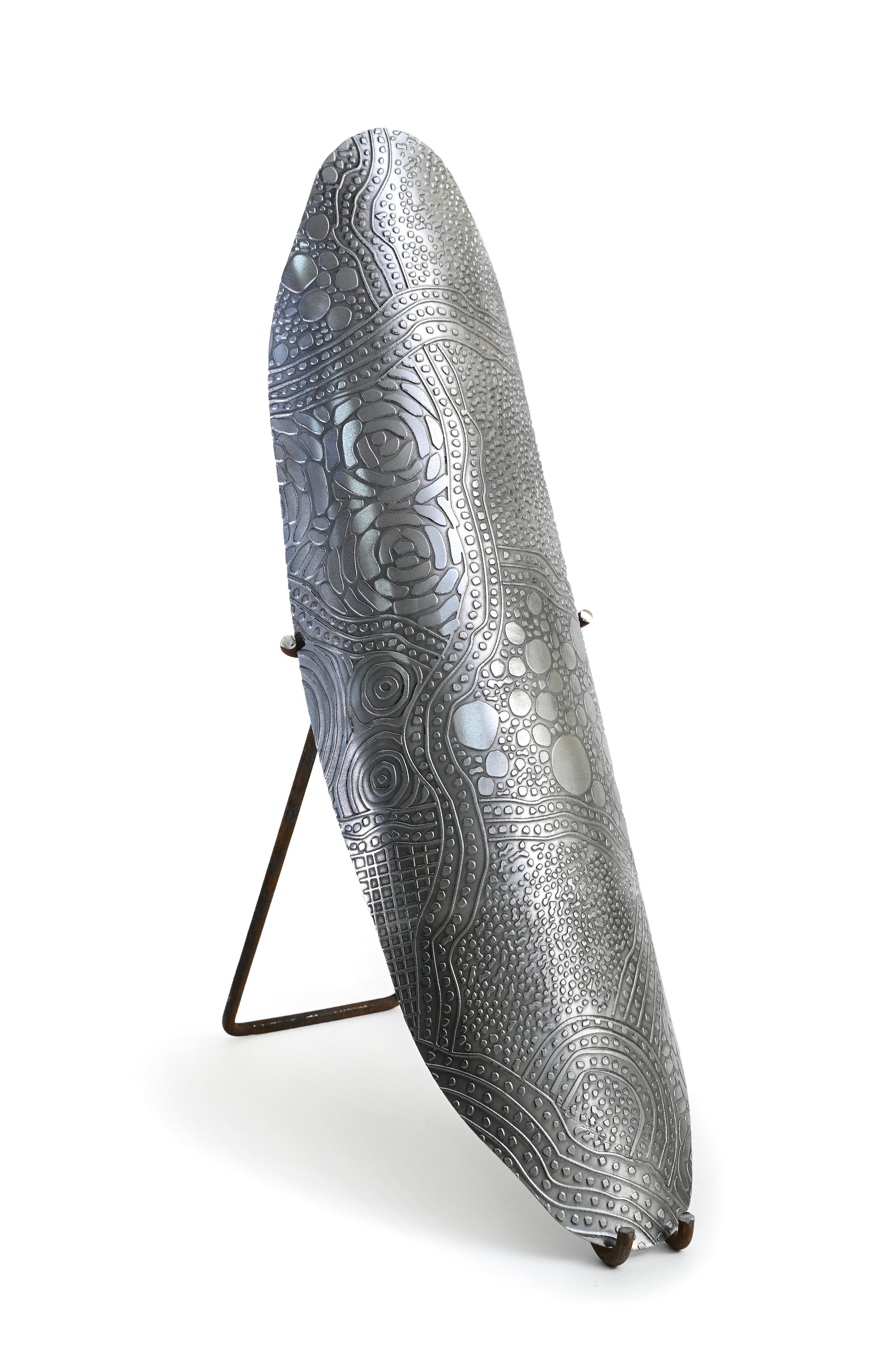 Tarisse King | 'My Country, 2021' Coolamon | 60x17x7cm