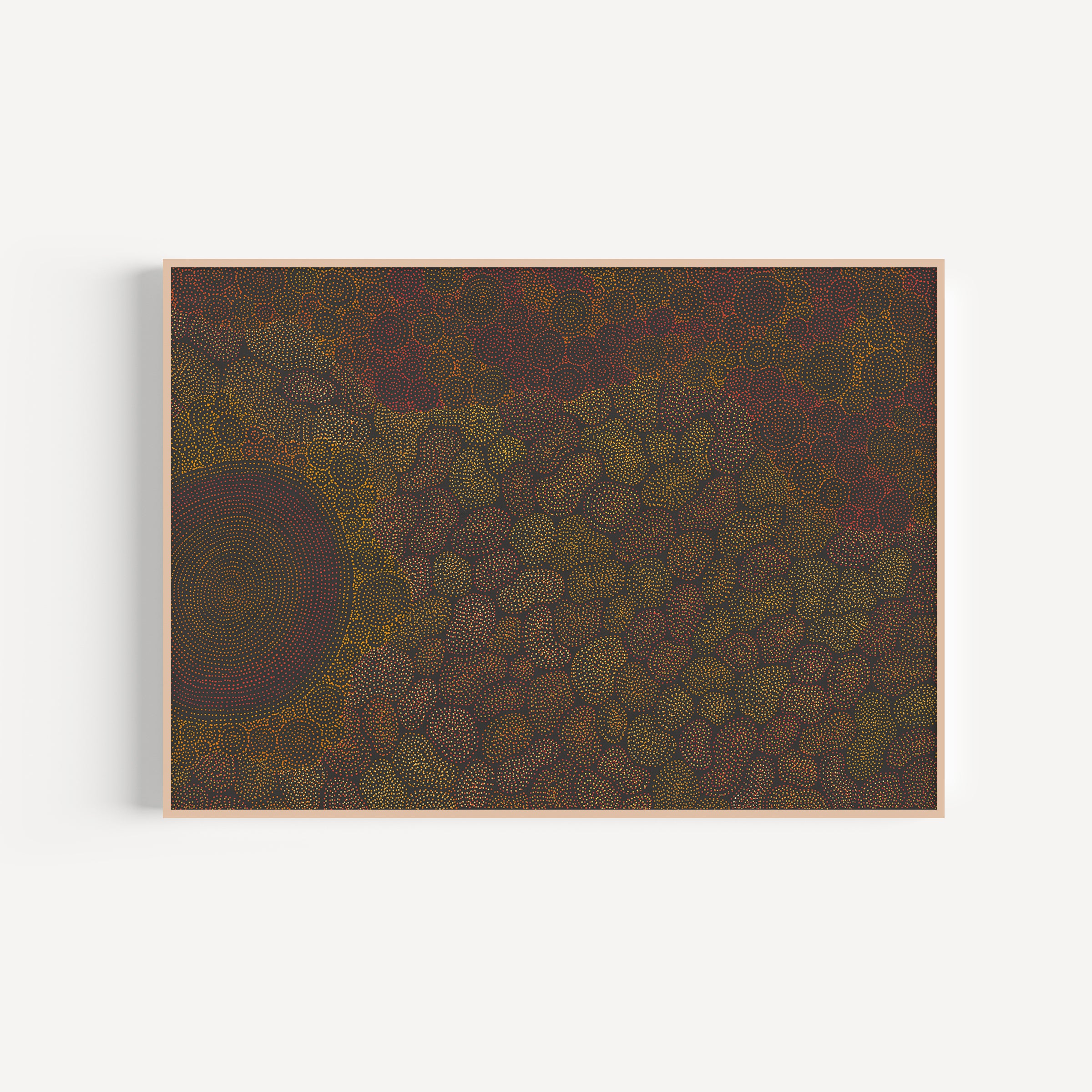 Sarrita King | 'Waterhole - Dry Season, 2023' | Canvas Print-thumbmail-5