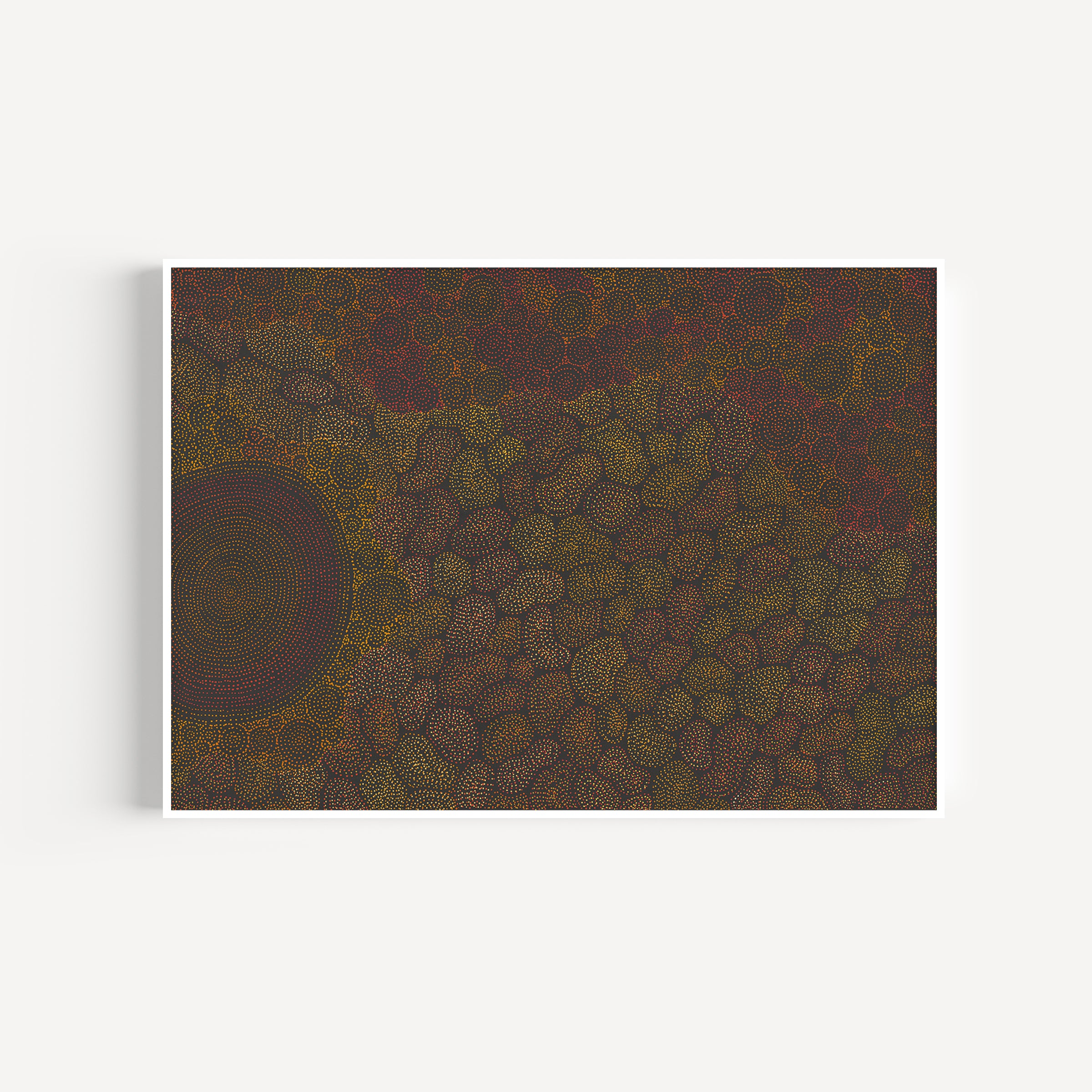 Sarrita King | 'Waterhole - Dry Season, 2023' | Canvas Print-thumbmail-4