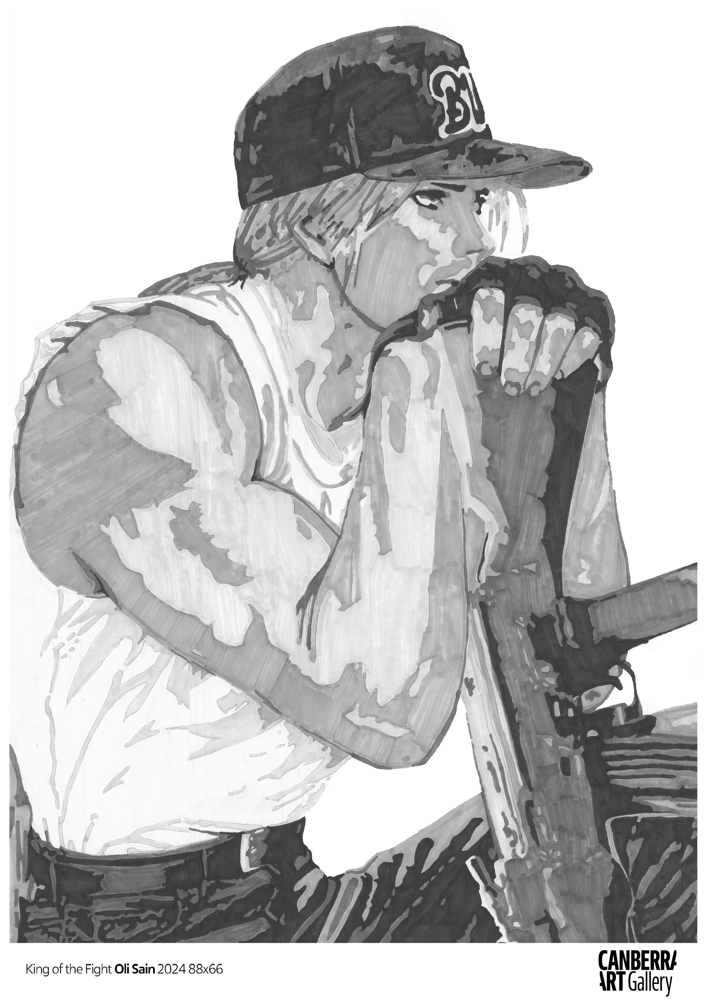 Oli Sain | King of the Fight | CAG Print