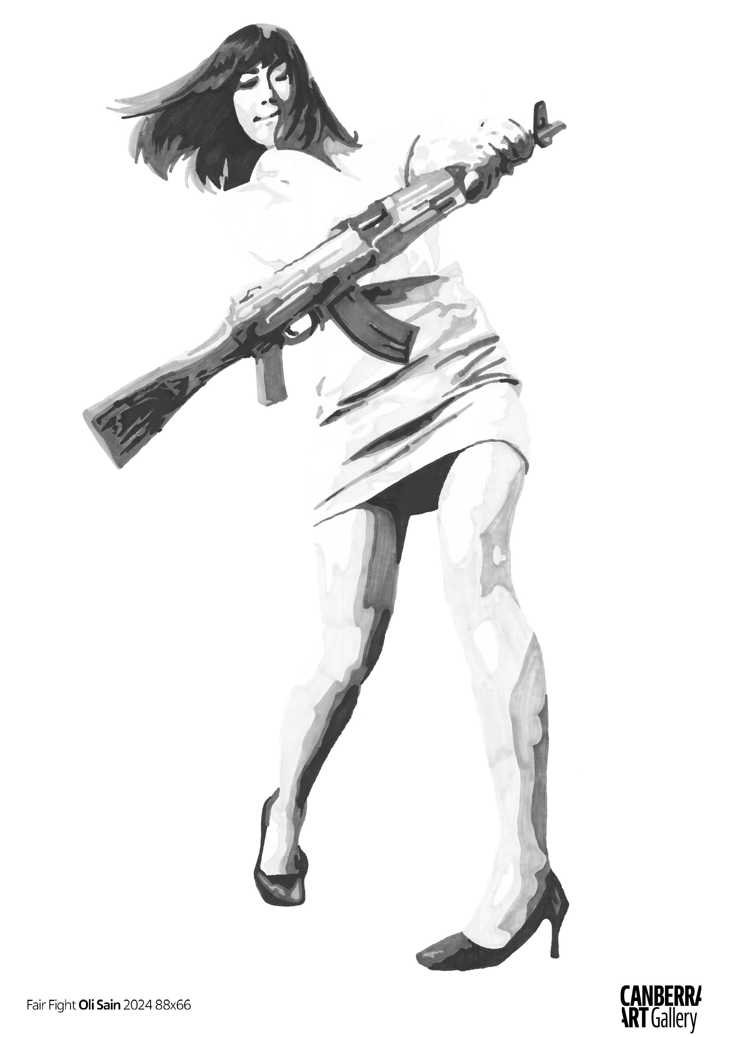 Oli Sain | Queen of the Fight | CAG Print