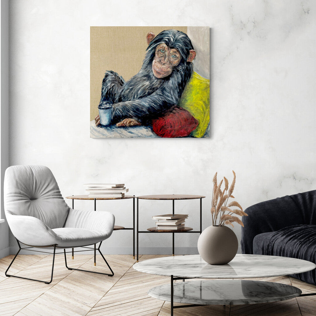 'Lockdown Larry' | 83x90cm