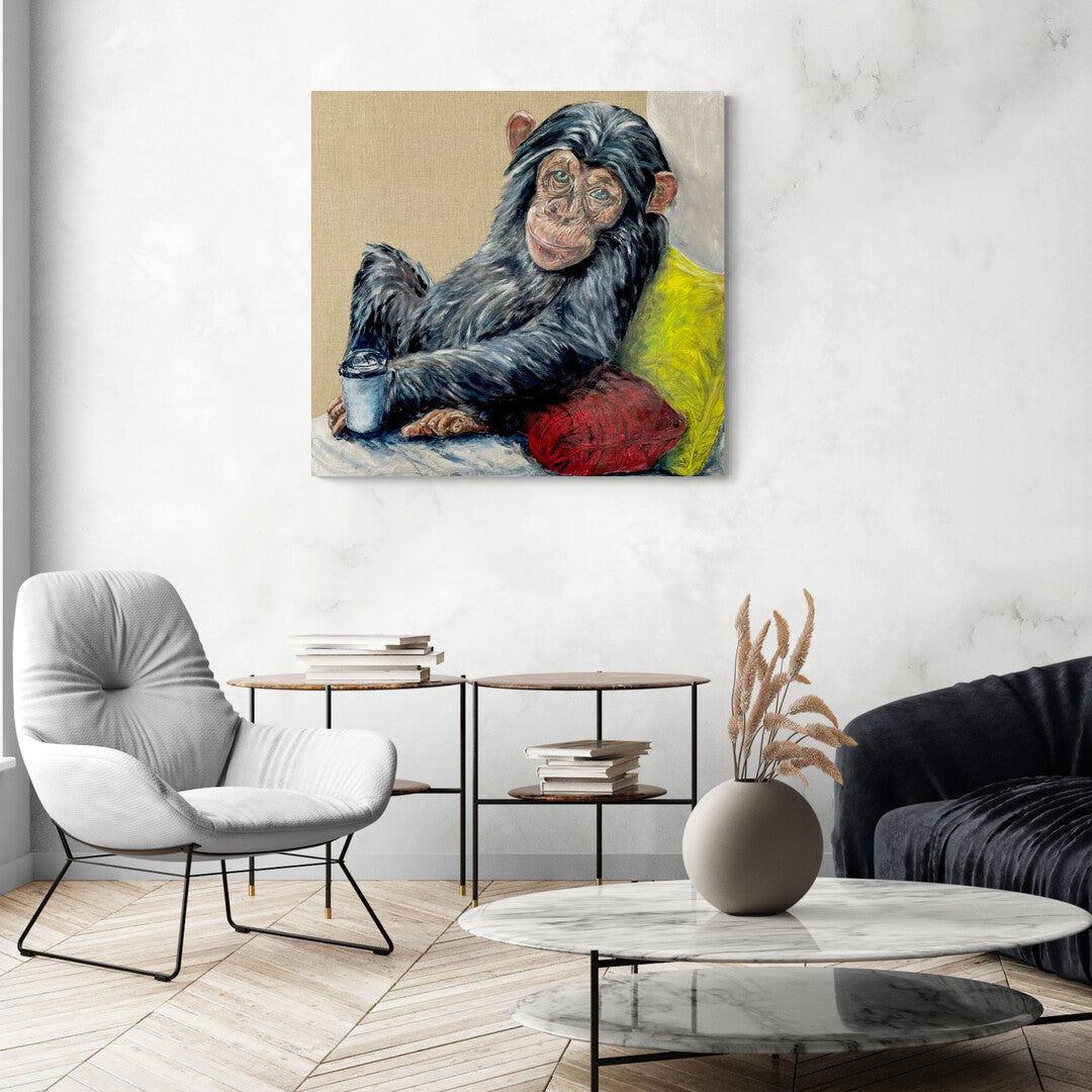 'Lockdown Larry' | 83x90cm