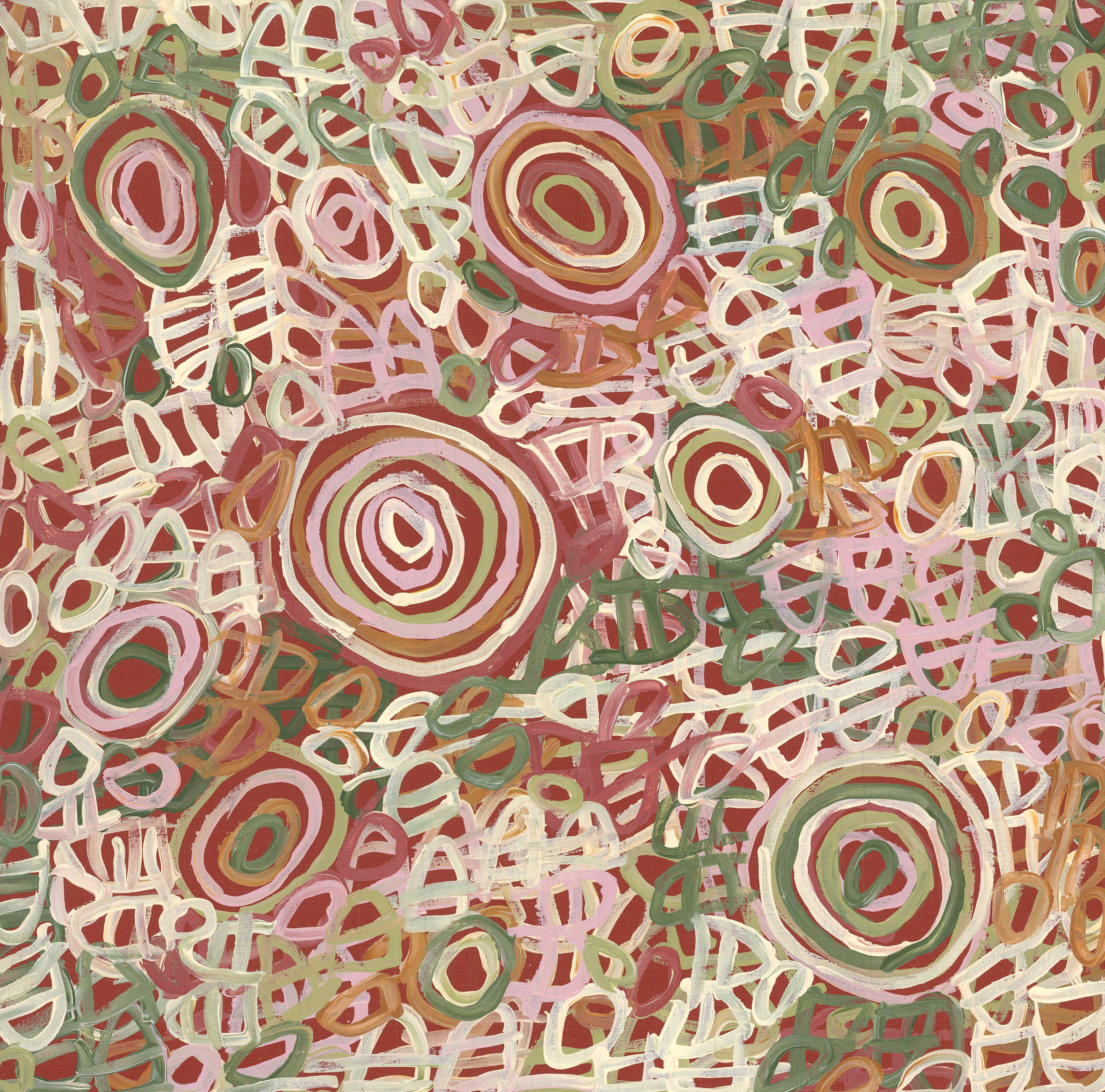 Charmaine Pwerle | 'Awelye, 2025' | 60x60cm