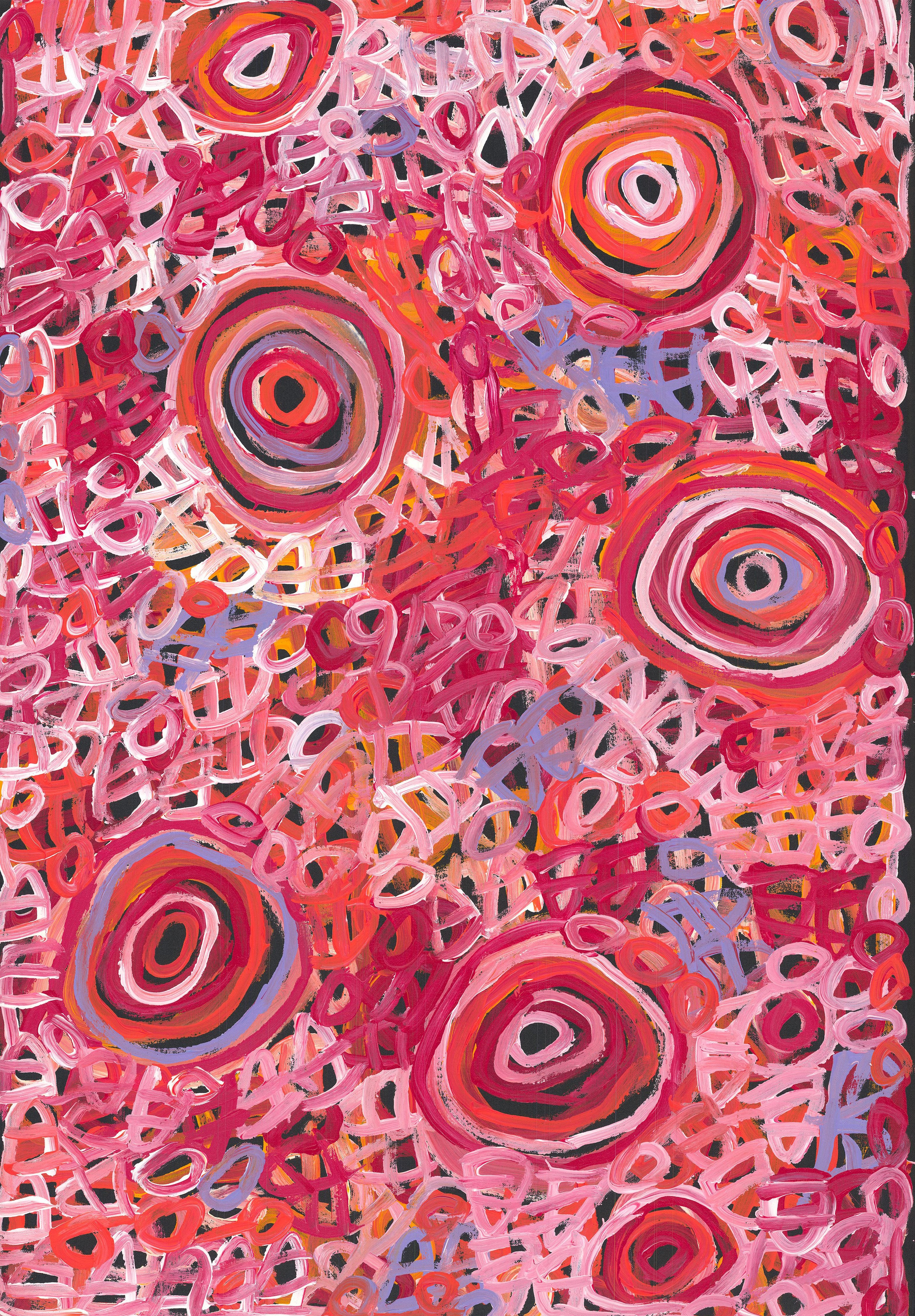 Charmaine Pwerle | 'Awelye, 2024' | 60x90cm