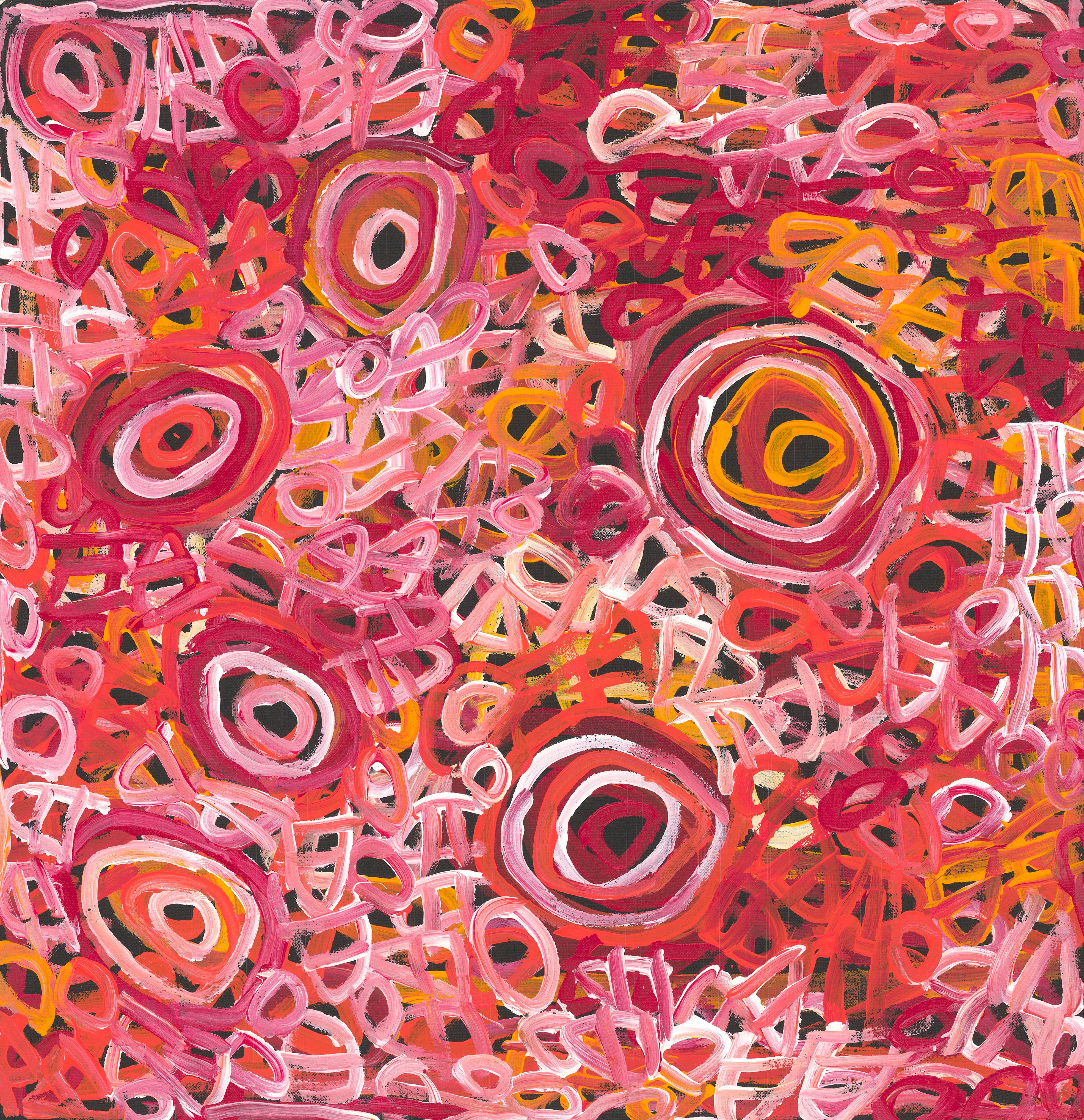 Charmaine Pwerle | 'Awelye, 2024' | 60x60cm