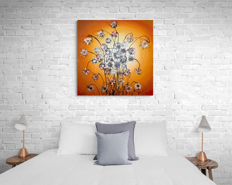 'Wild Flowers' | 90x91cm-thumbmail-2