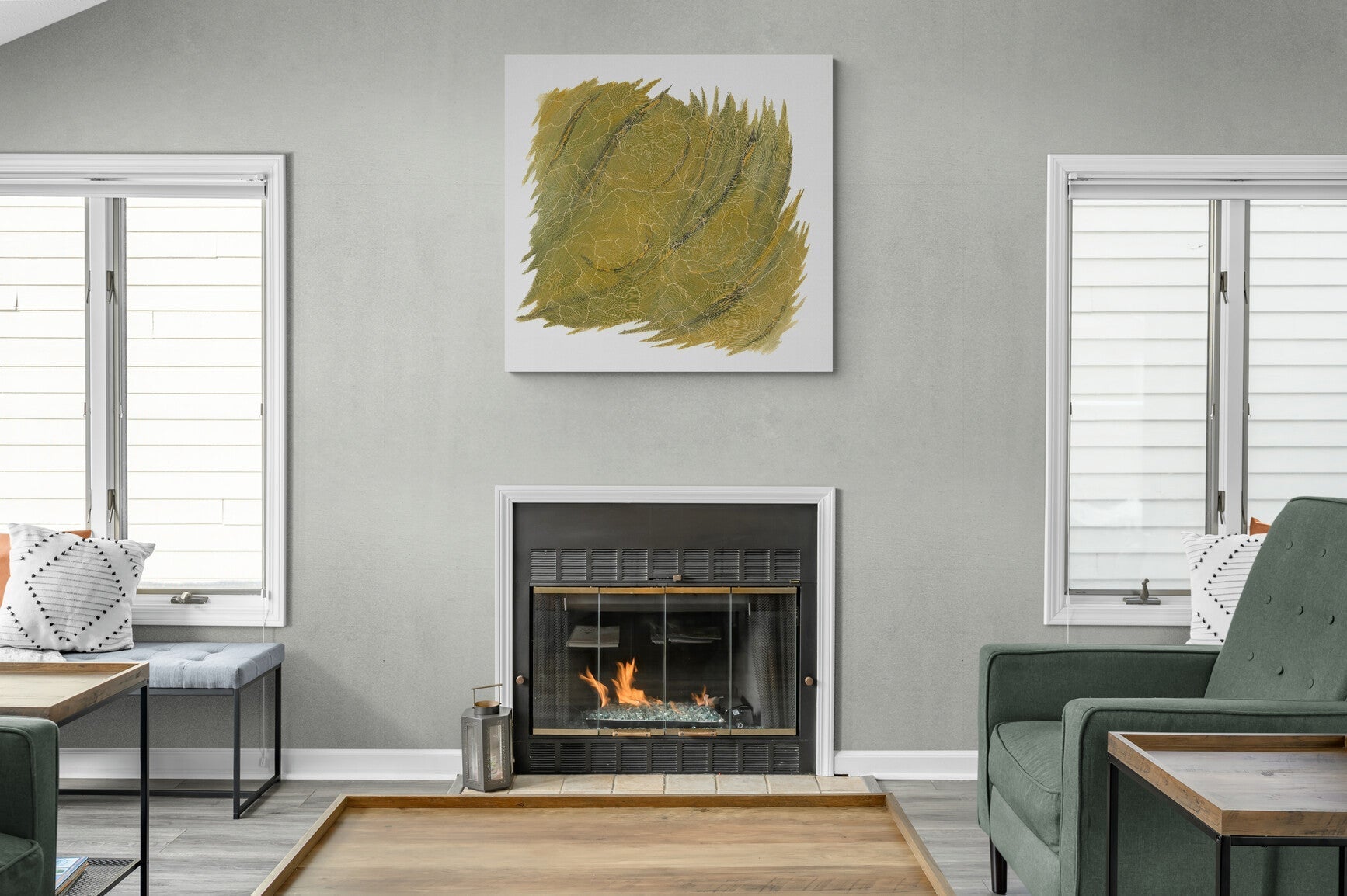 Sarrita King | 'Ngurra, 2023' | 90x90cm