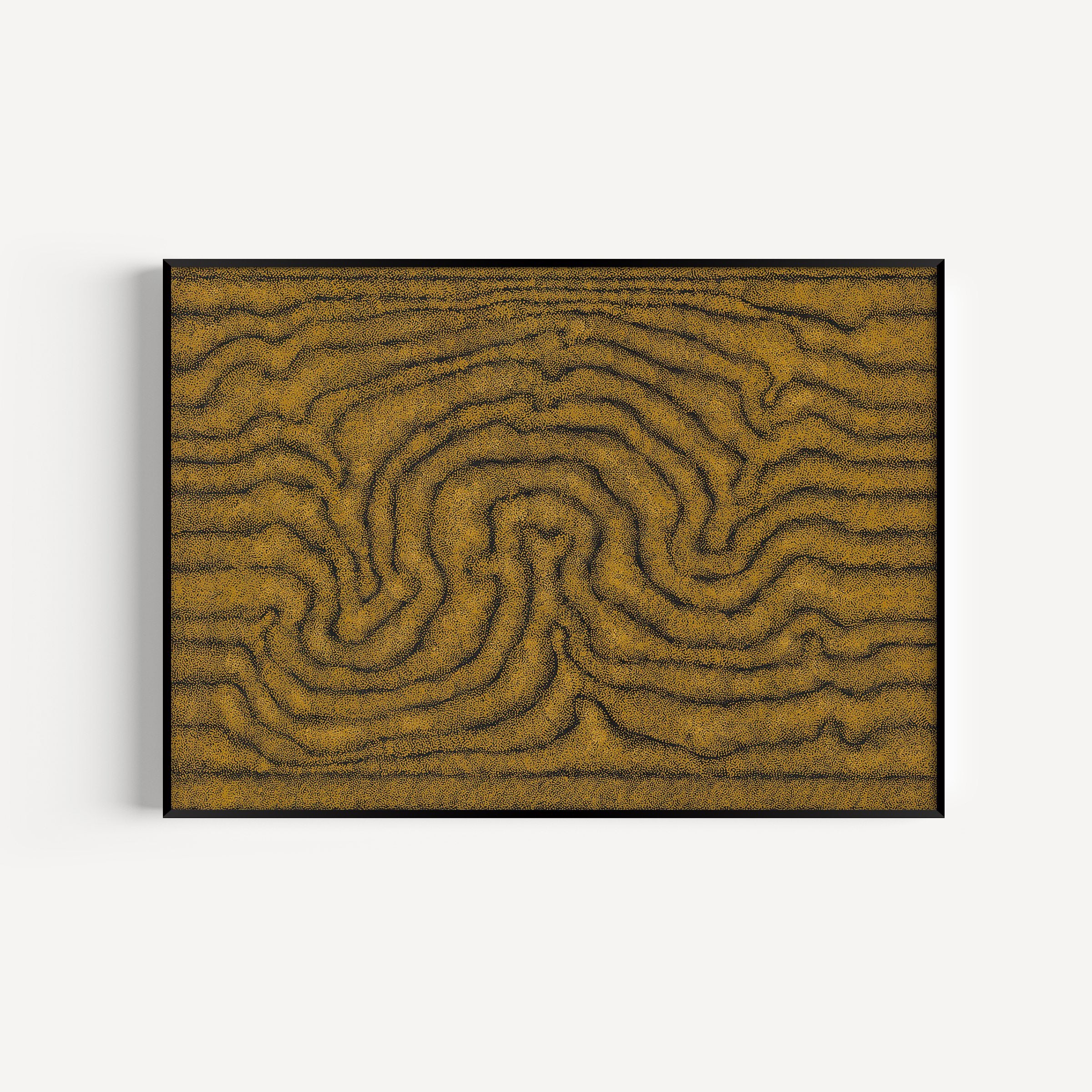 William King Jungala | 'Movement of the Earth, Unknown' | Canvas Print-thumbmail-2