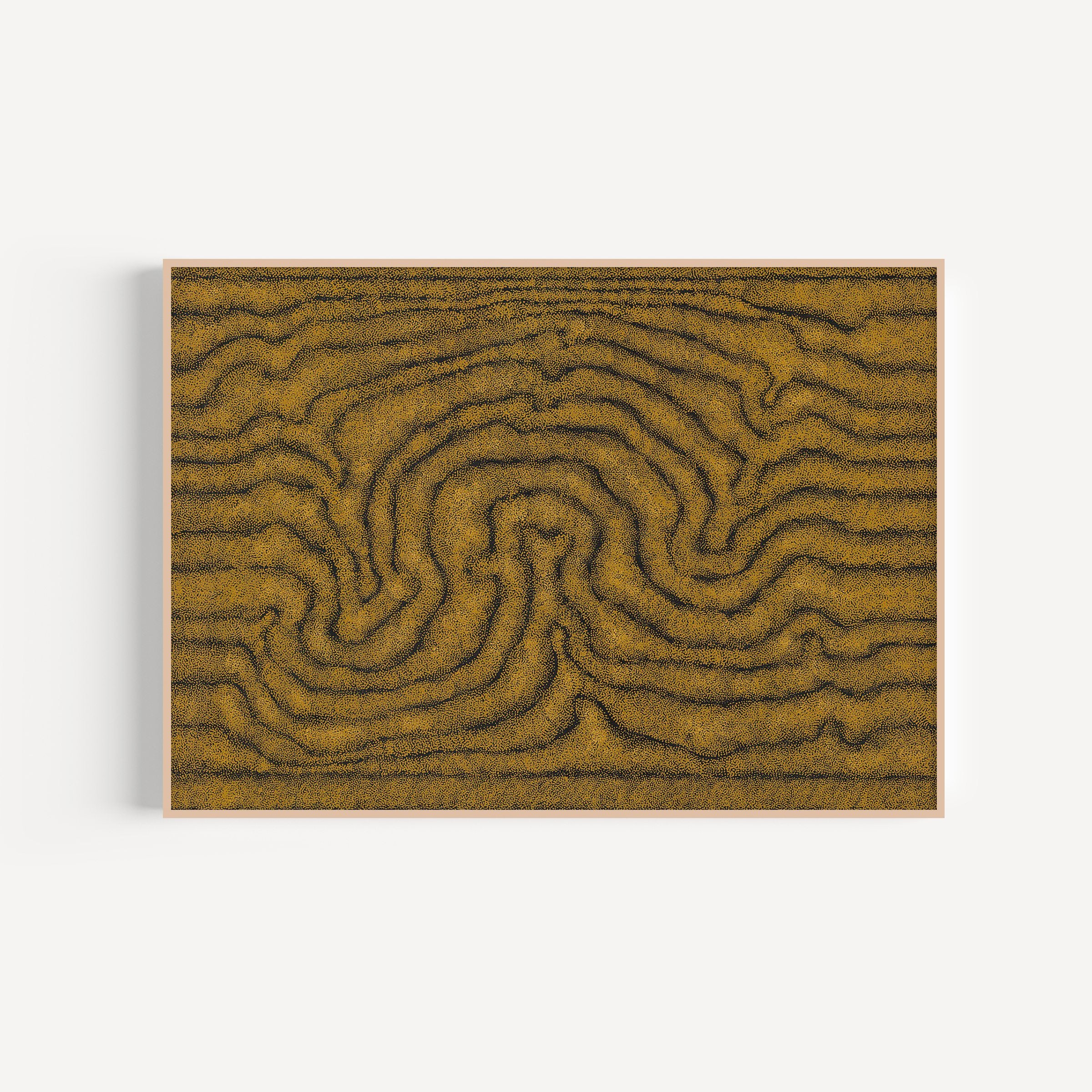 William King Jungala | 'Movement of the Earth, Unknown' | Canvas Print-thumbmail-4