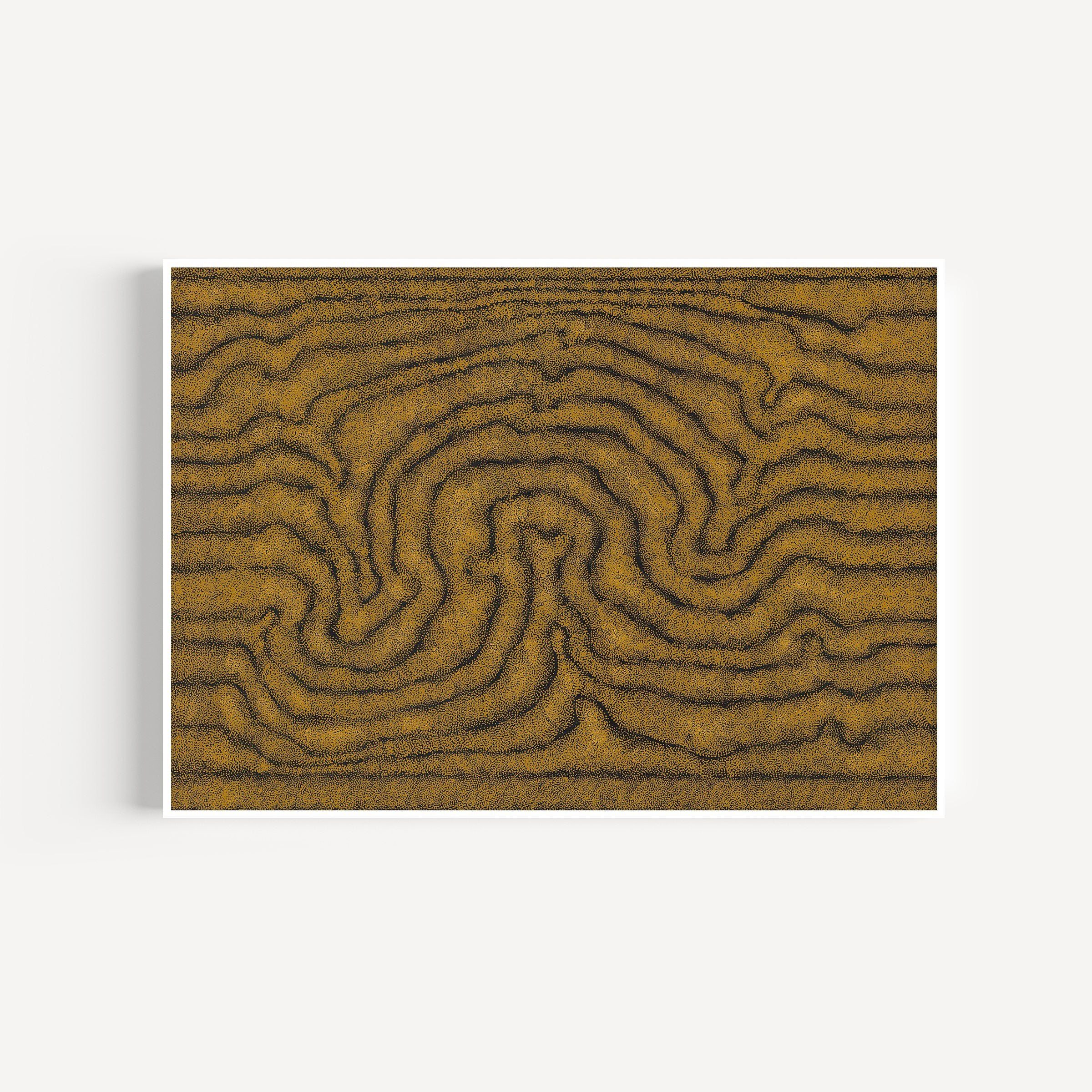William King Jungala | 'Movement of the Earth, Unknown' | Canvas Print-thumbmail-3