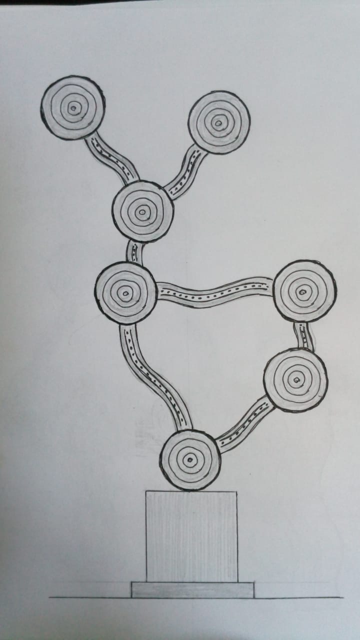 'Campsites II' | 52x33x8cm