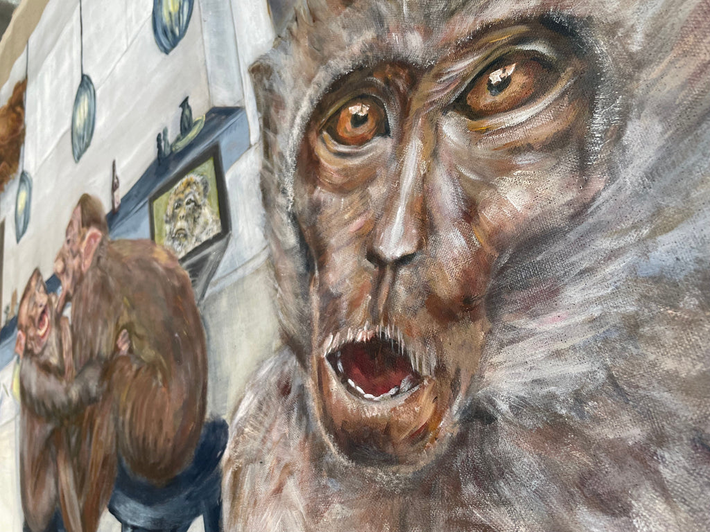 'Homeschooling Harley' | 90x120cm