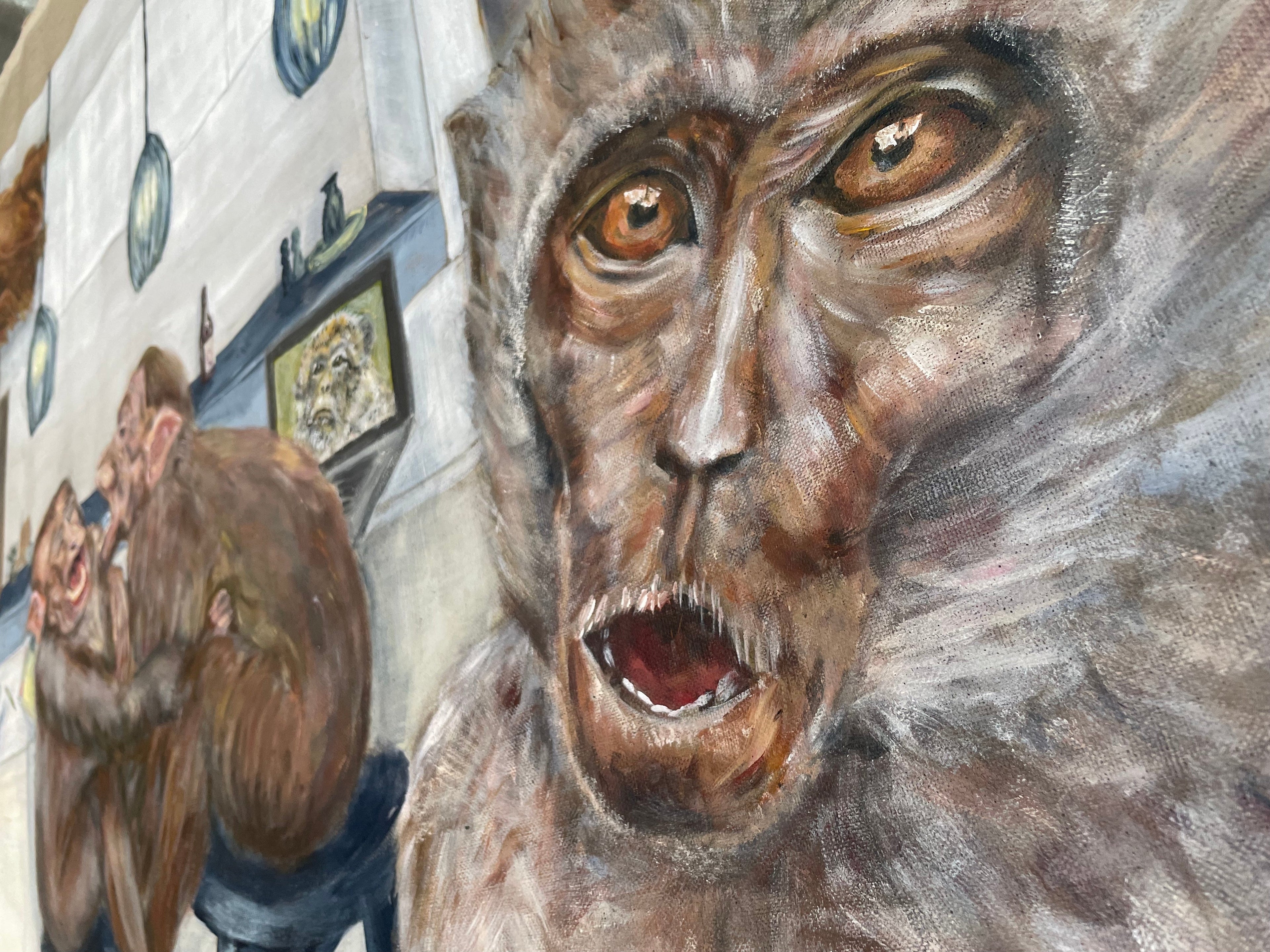 'Homeschooling Harley' | 90x120cm