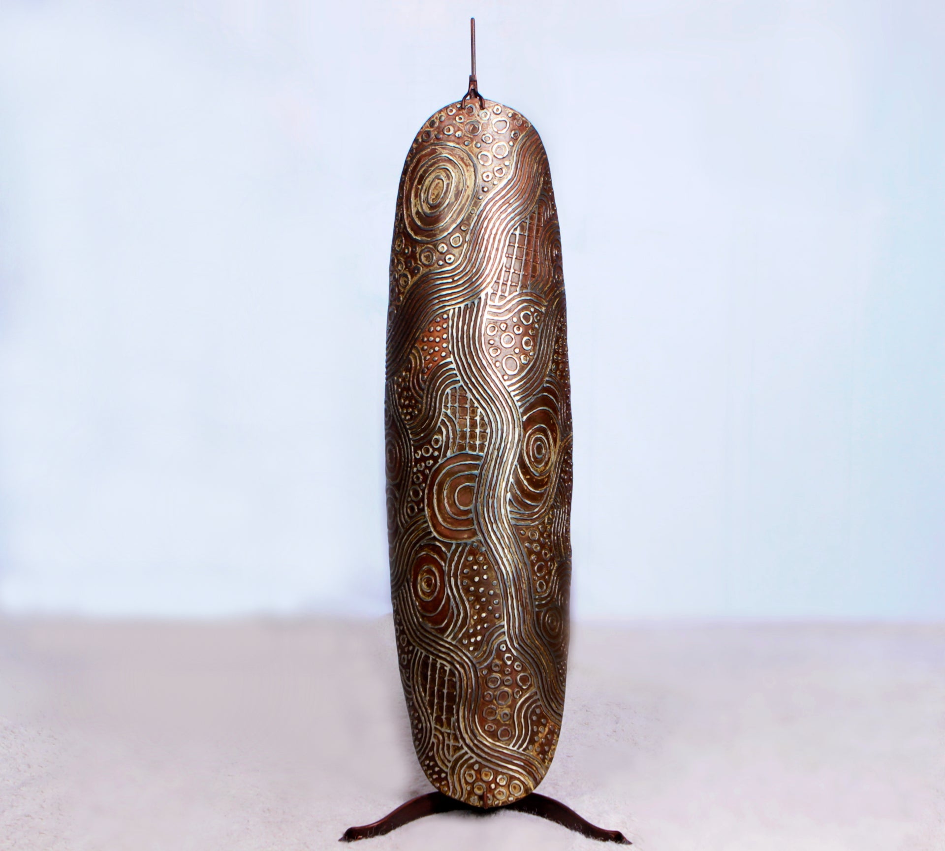 'My country' Coolamon | 89x23x9cm