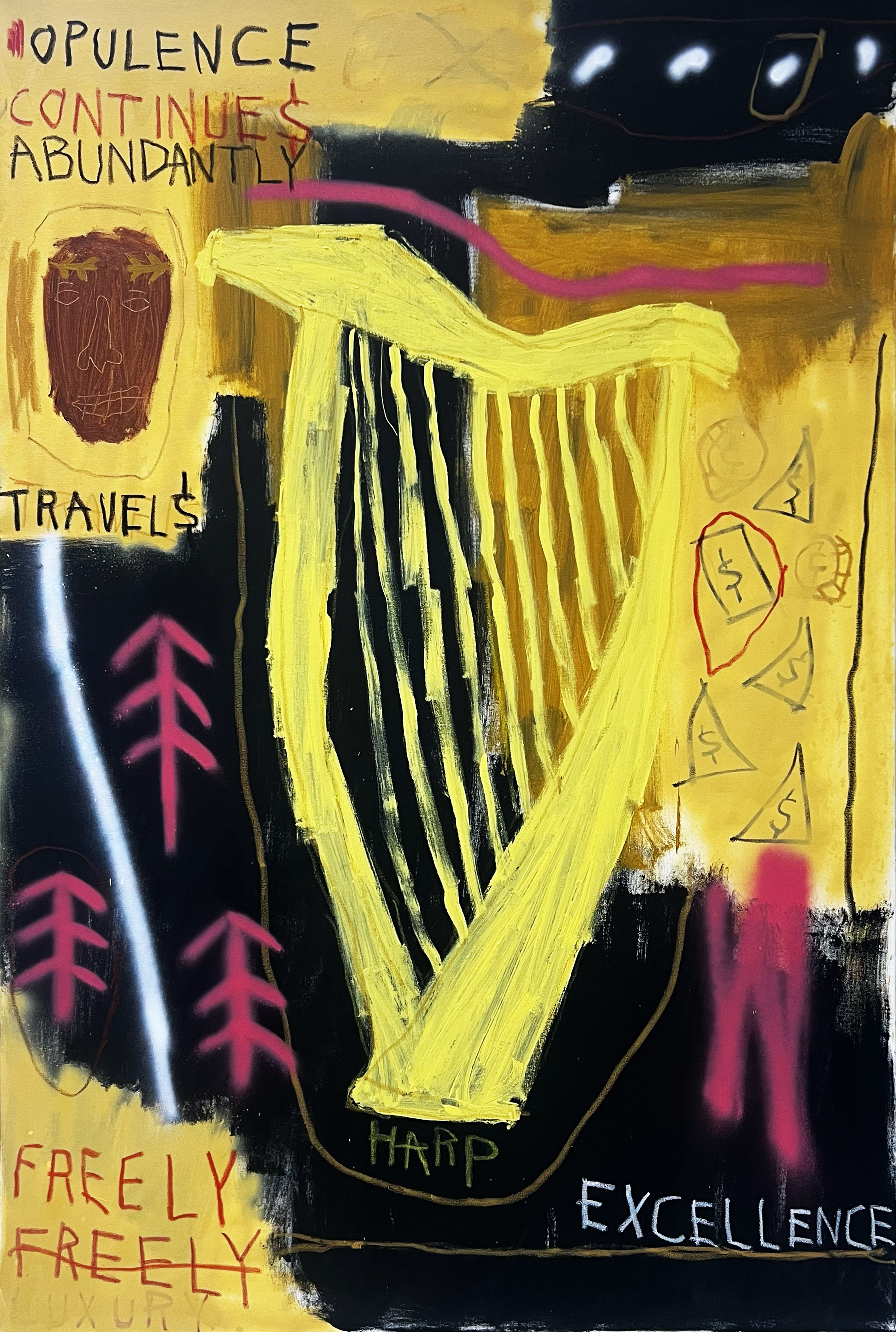 Musonga Mbogo | 'Opulence, 2023' | 204x153cm