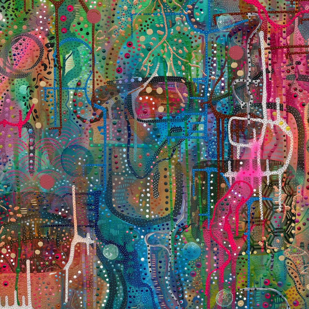 Rebecca Anne Brady | Gumnut Heaven, 2025 | 90x90cm