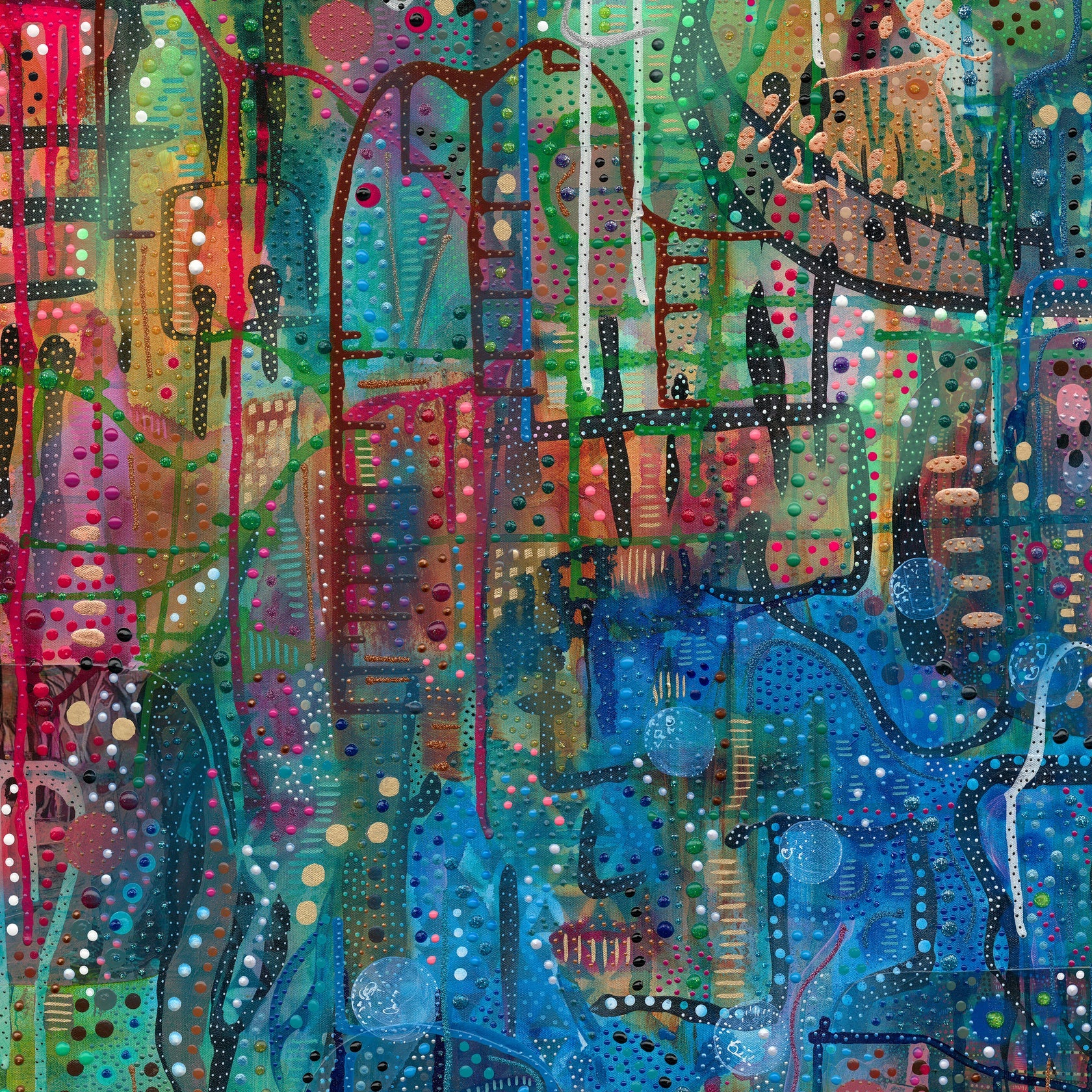 Rebecca Anne Brady | 'Bush Babies, 2025' | 90x90cm-thumbmail-1