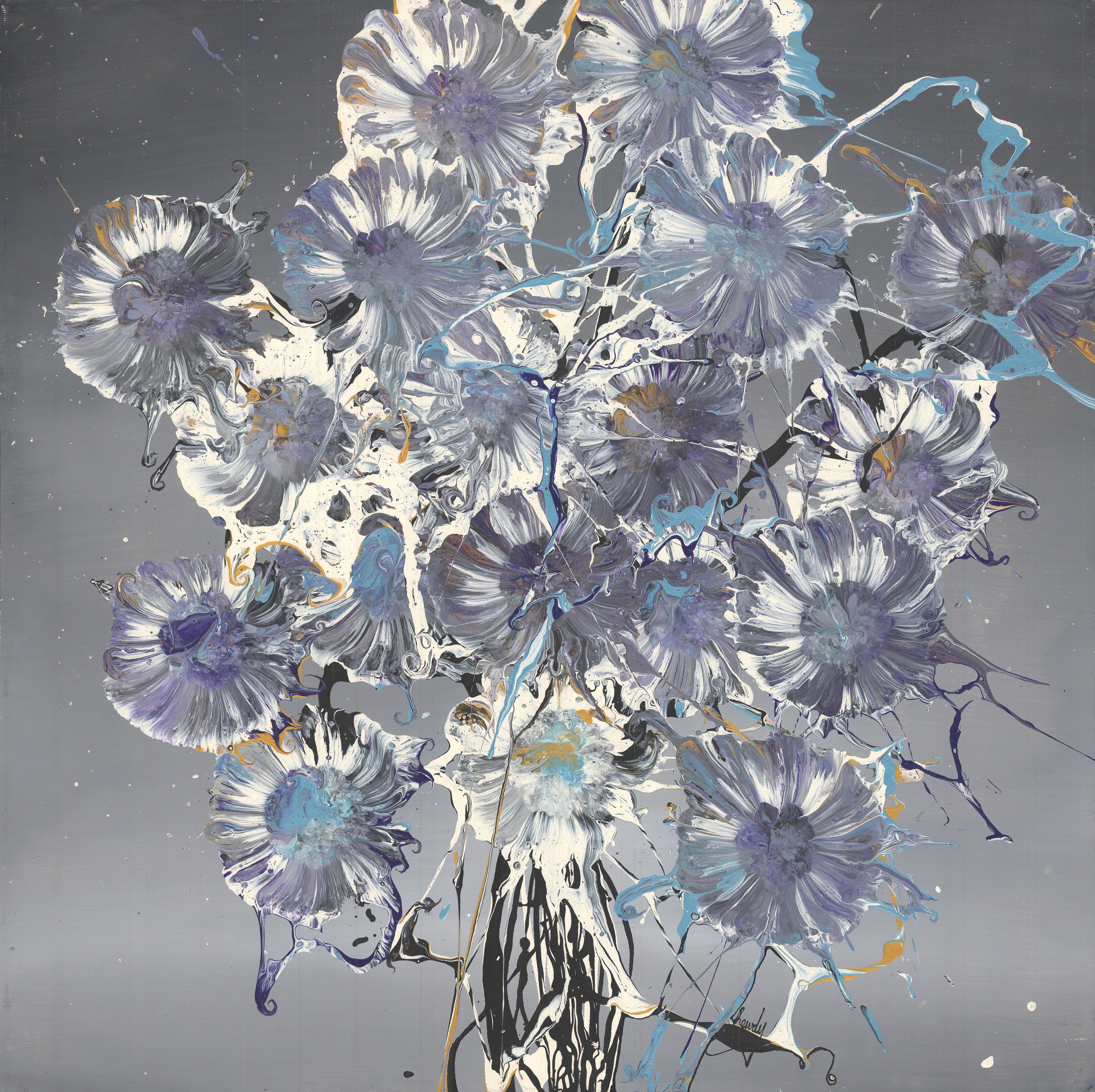 Rowdy Warren | 'Wildflowers, Unknown' | 75x75cm-thumbmail-1
