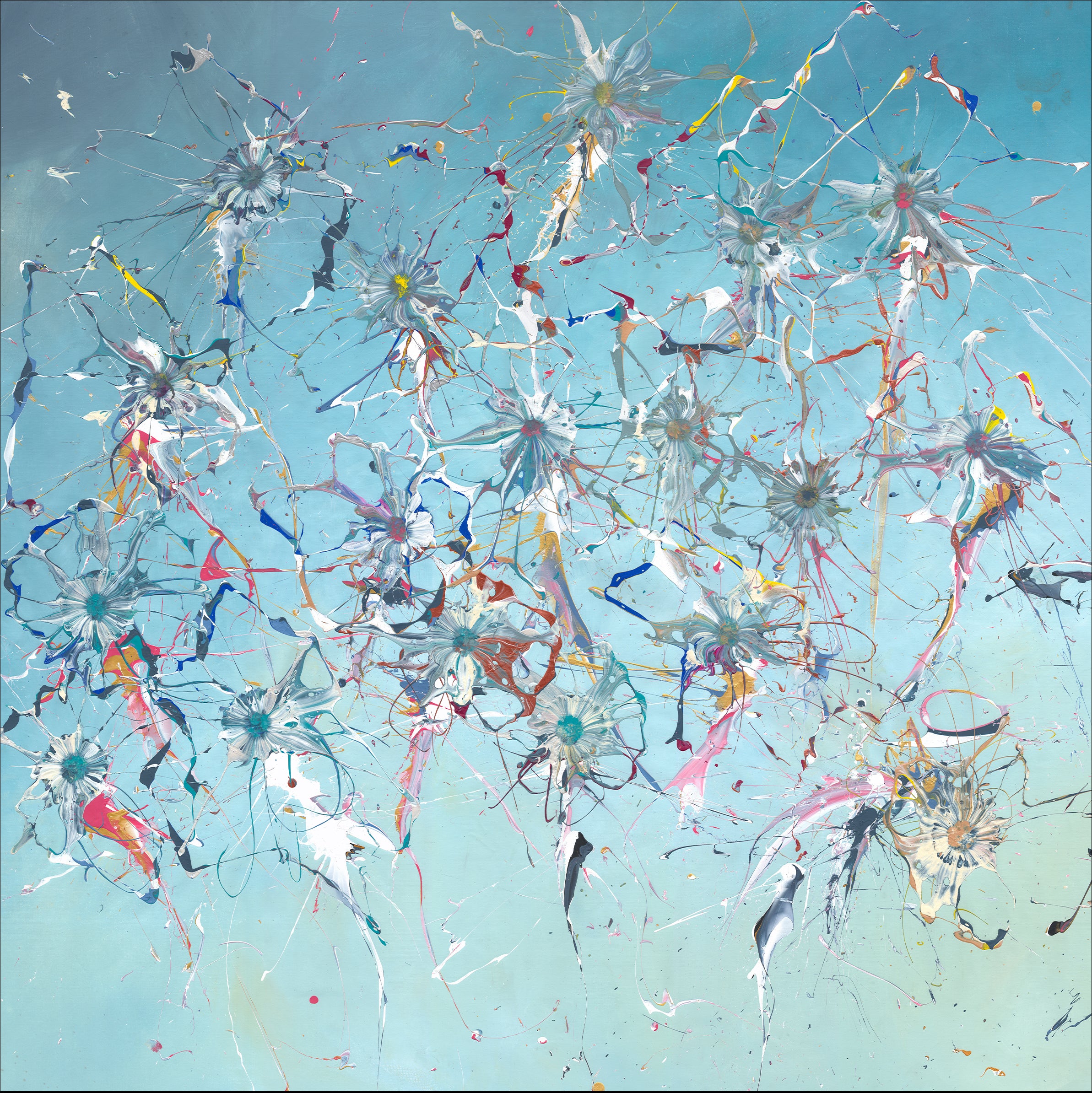 Rowdy Warren | 'Wildflowers, 2025' | 210x210cm