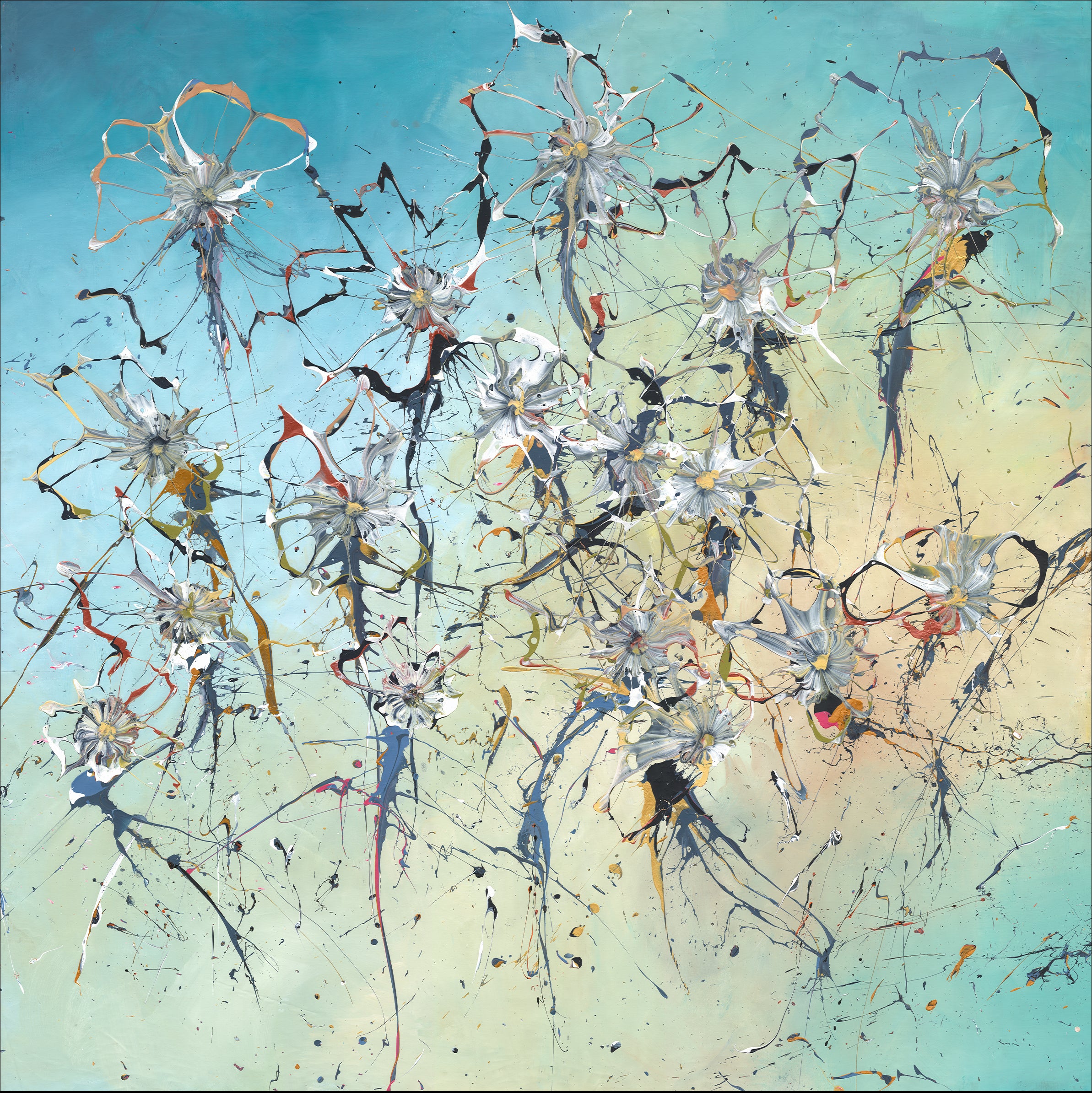 Rowdy Warren | 'Wildflowers, 2025' | 210x210cm-thumbmail-1