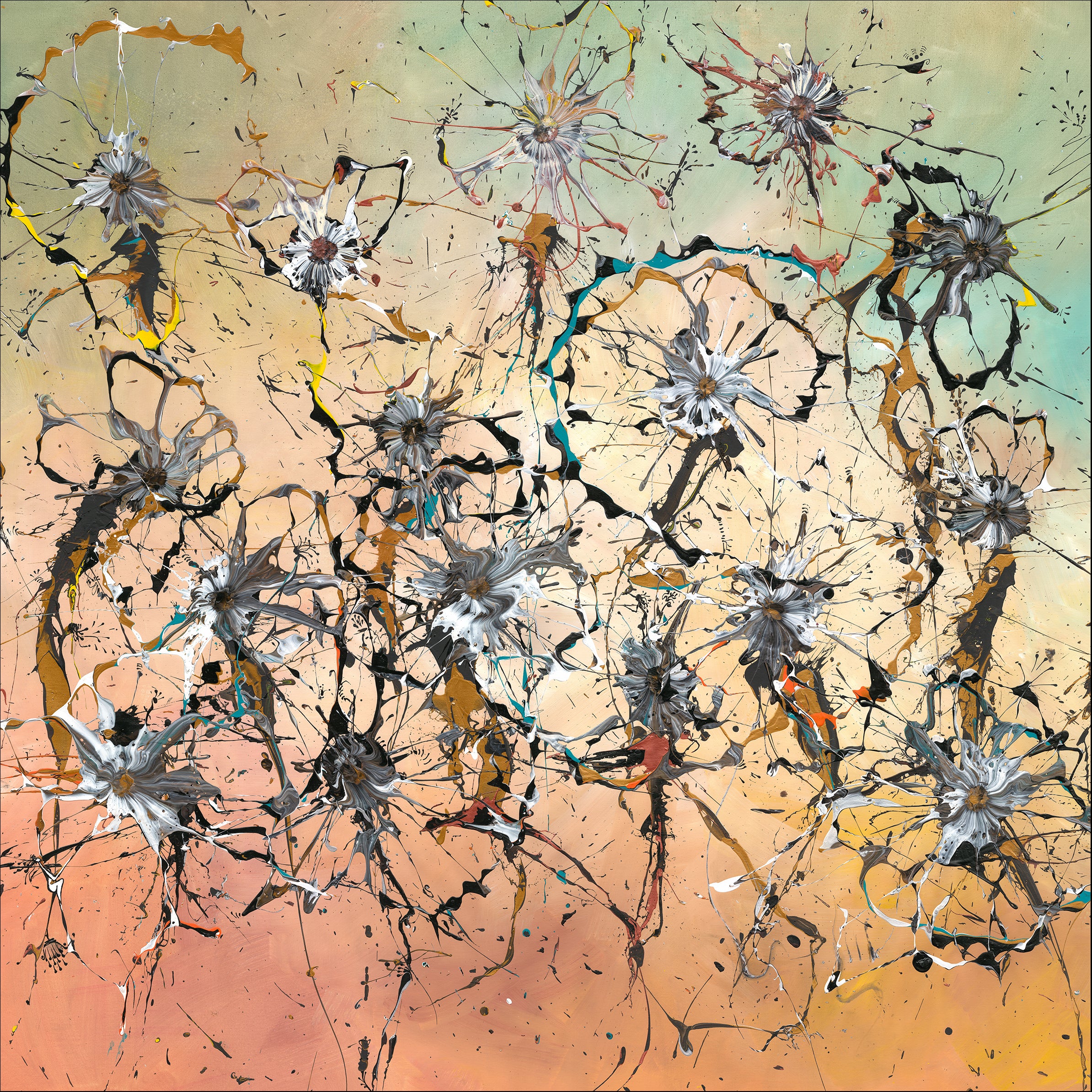 Rowdy Warren | 'Wildflowers, 2025' | 210x210cm-thumbmail-1