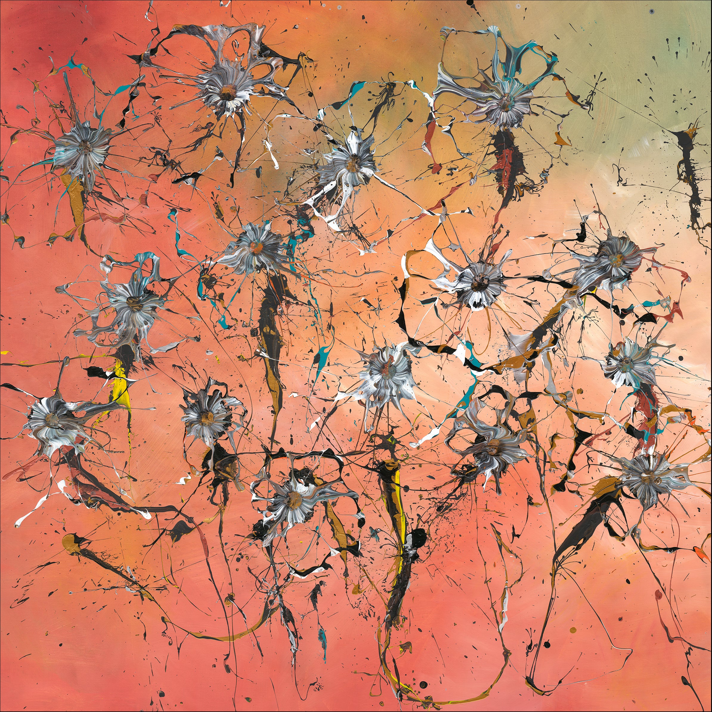 Rowdy Warren | 'Wildflowers, 2025' | 210x210cm-thumbmail-1
