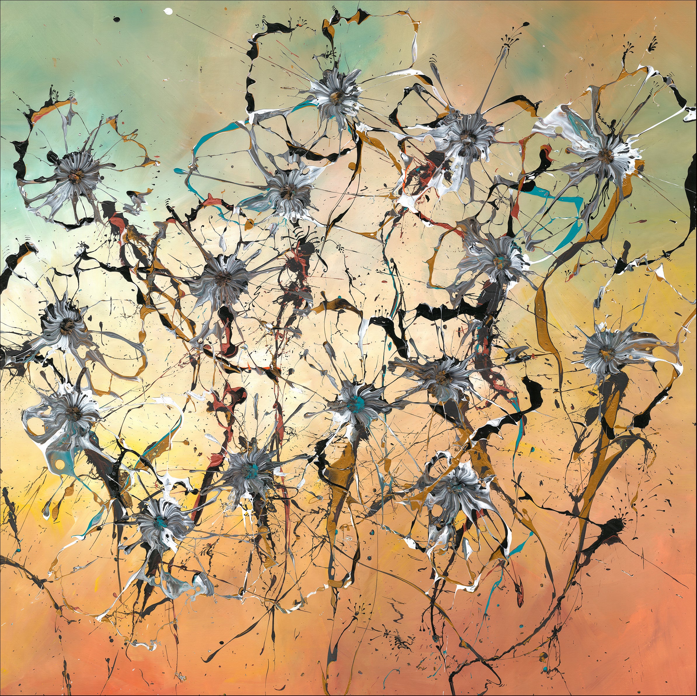 Rowdy Warren | 'Wildflowers, 2025' | 210x210cm-thumbmail-1