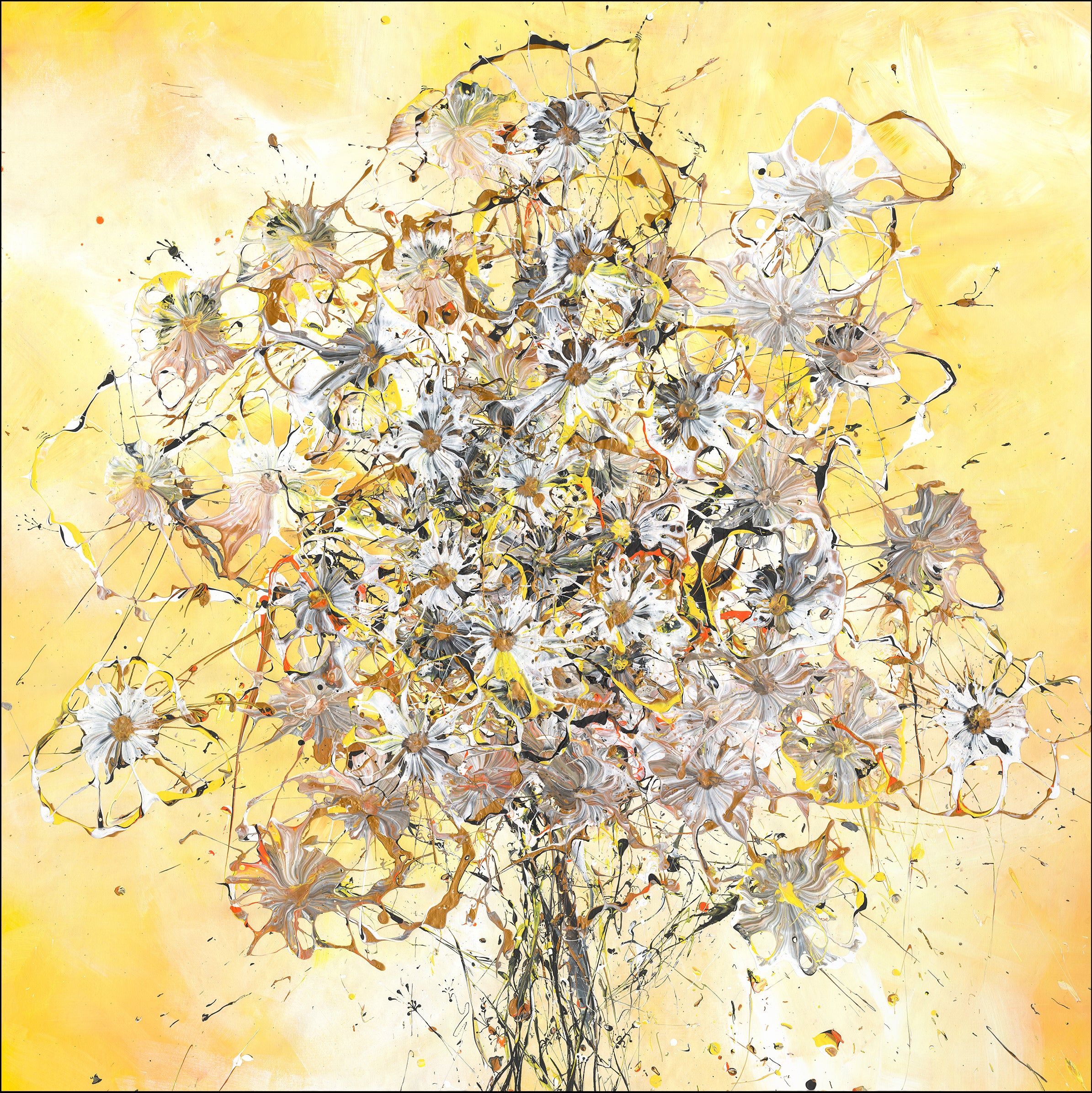Rowdy Warren | 'Wildflowers, 2025' | 210x210cm