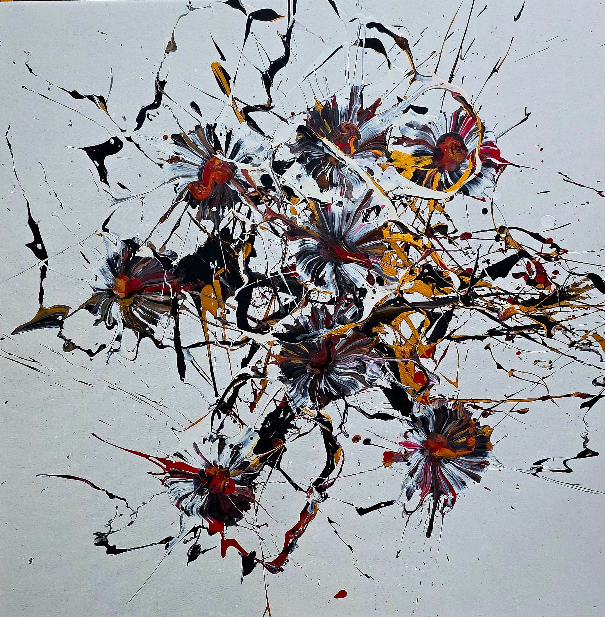 Rowdy Warren | 'Wildflowers, 2025' | 90x90cm-thumbmail-1